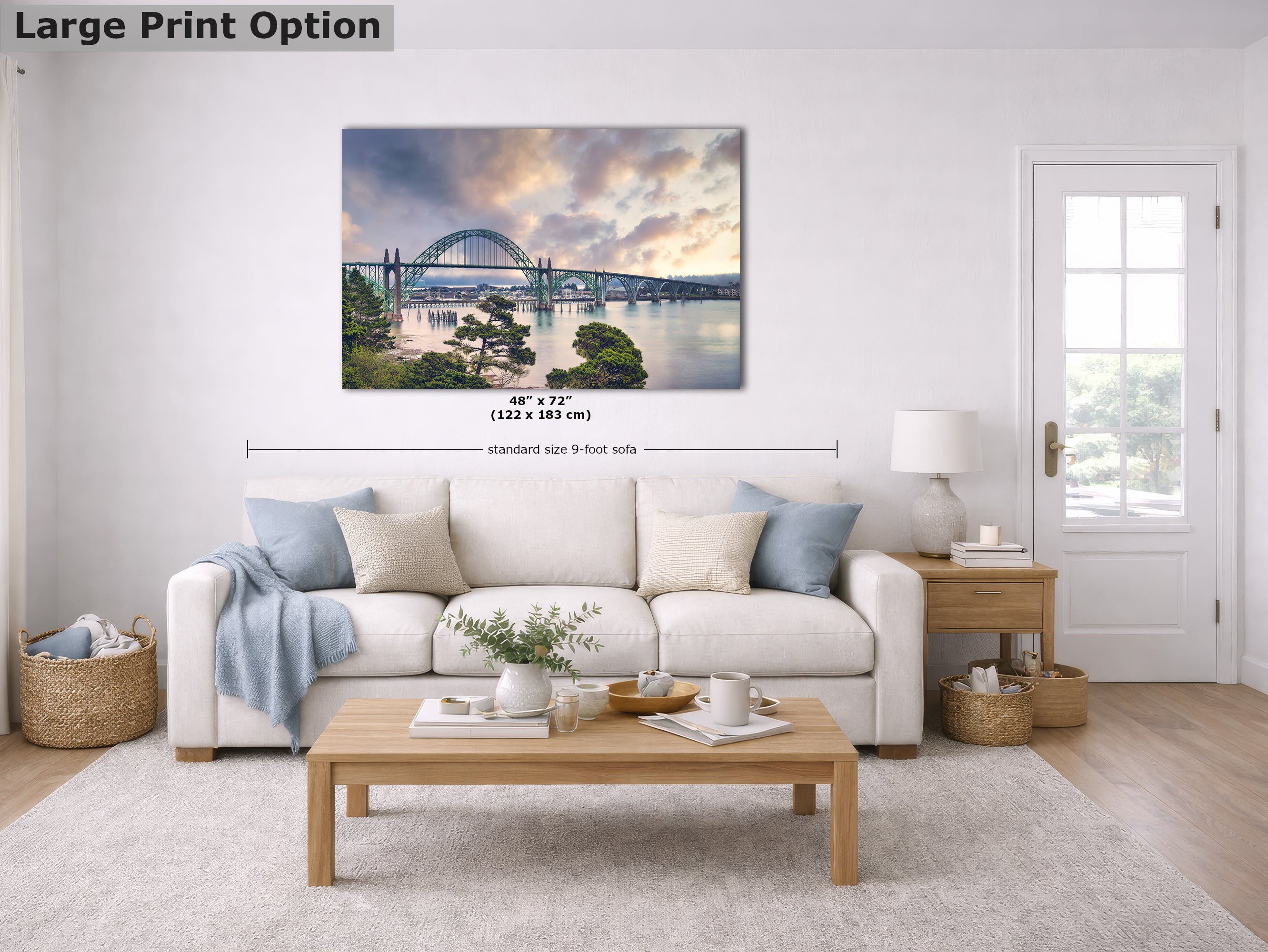 Alsea Bay Bridge Picture, Waldport Oregon Coast Ocean Picture, Pacific Northwest