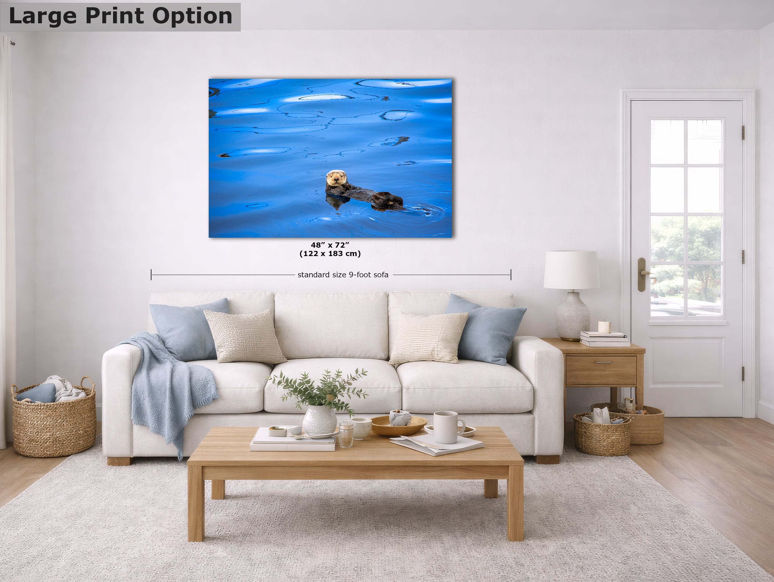 Ocean Picture Limited Edition Fine Art Print – Sea Otter Wildlife Photography Nature Photo