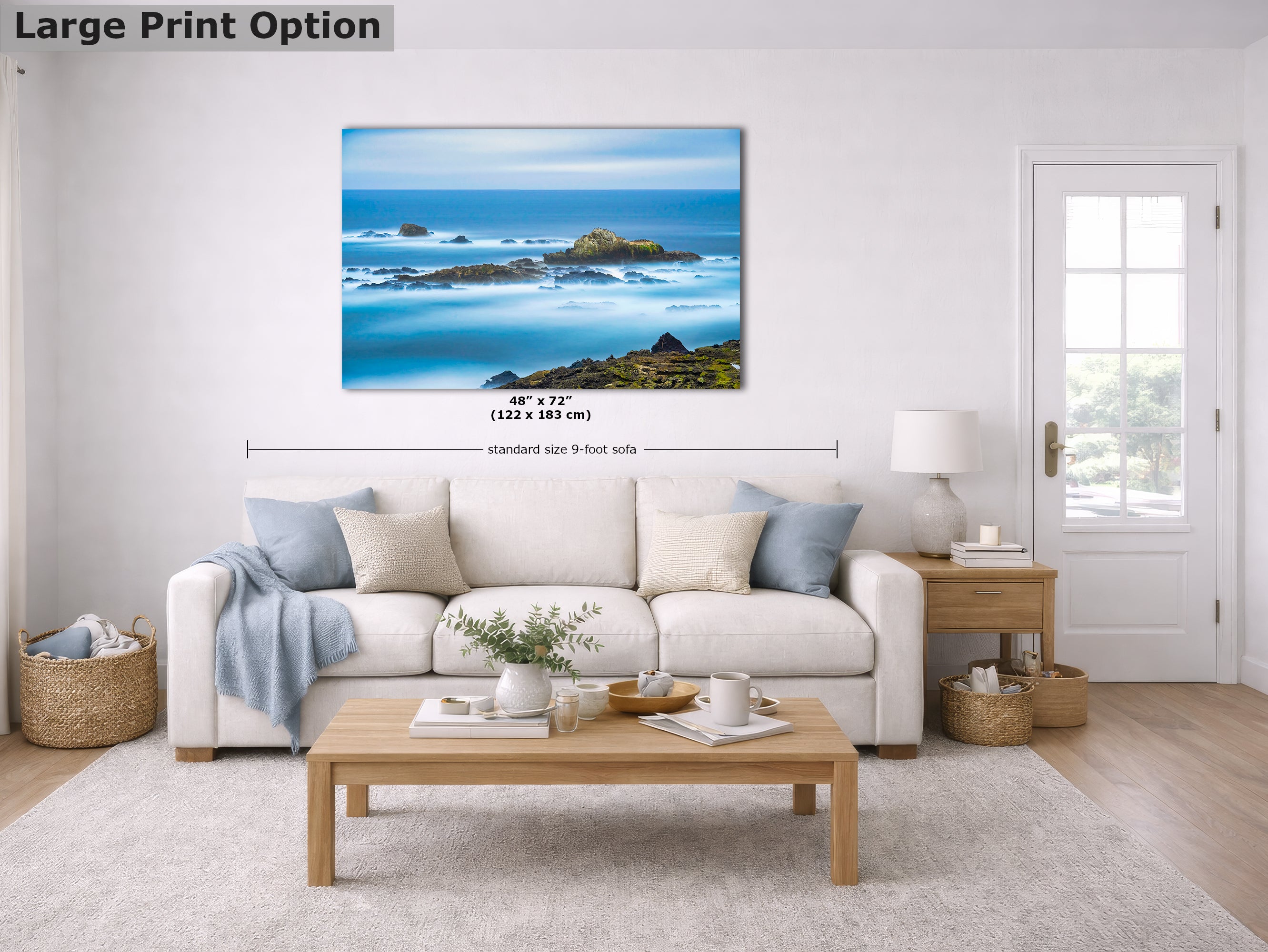 Limited Edition Fine Art Photography Ocean Picture, California Coastline Dreamy Seascape