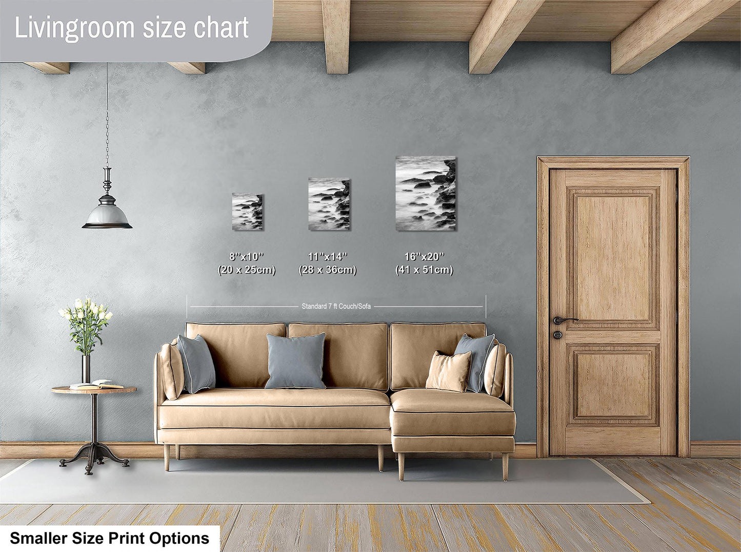 Point Lobos Carmel California Coastline Abstract Ocean Picture, Relaxation Artwork Nature Photo for Meditation, Office, Dorm, House Decor