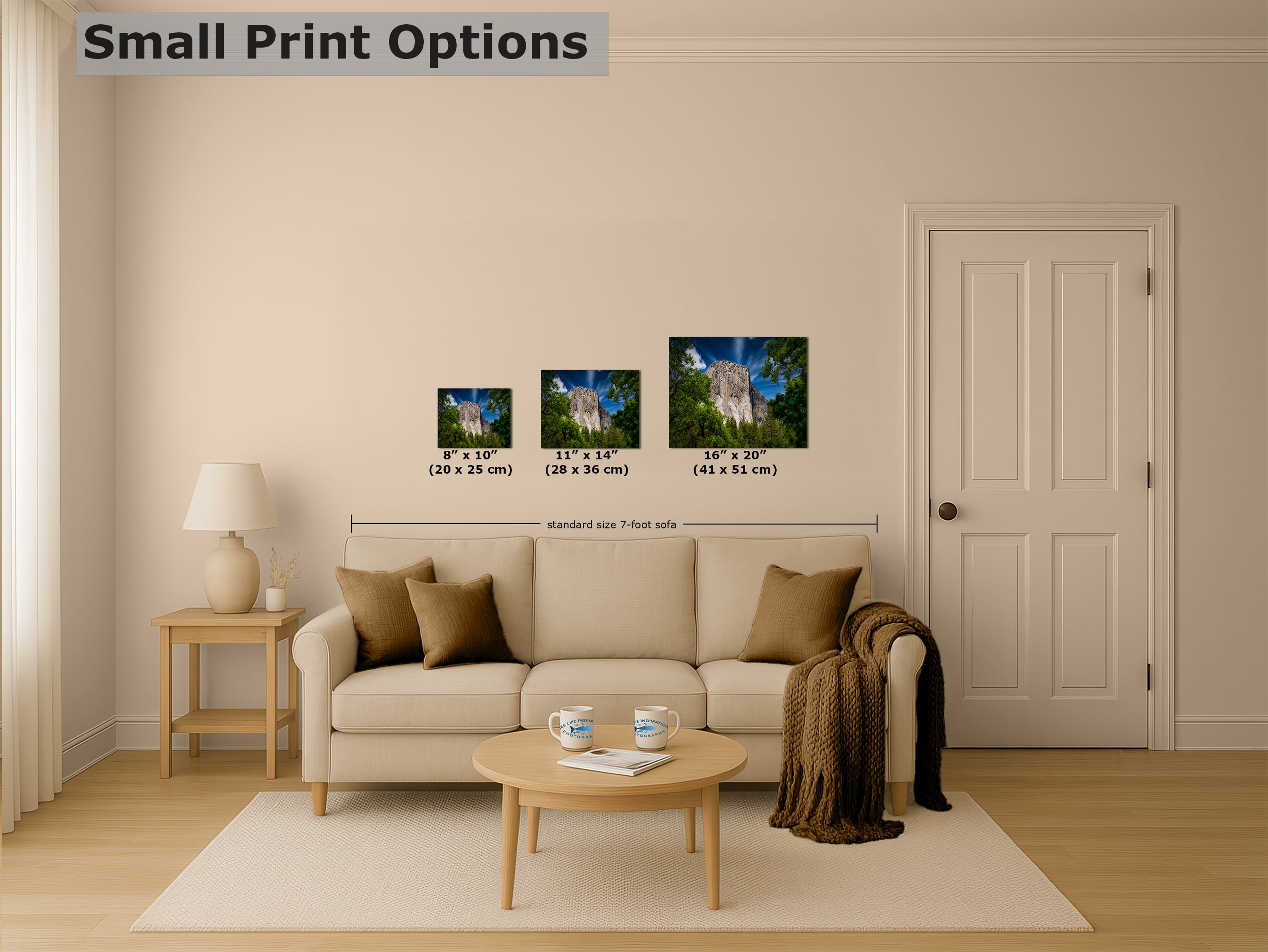 El Capitan Wall Art, Yosemite National Park Nature Photo