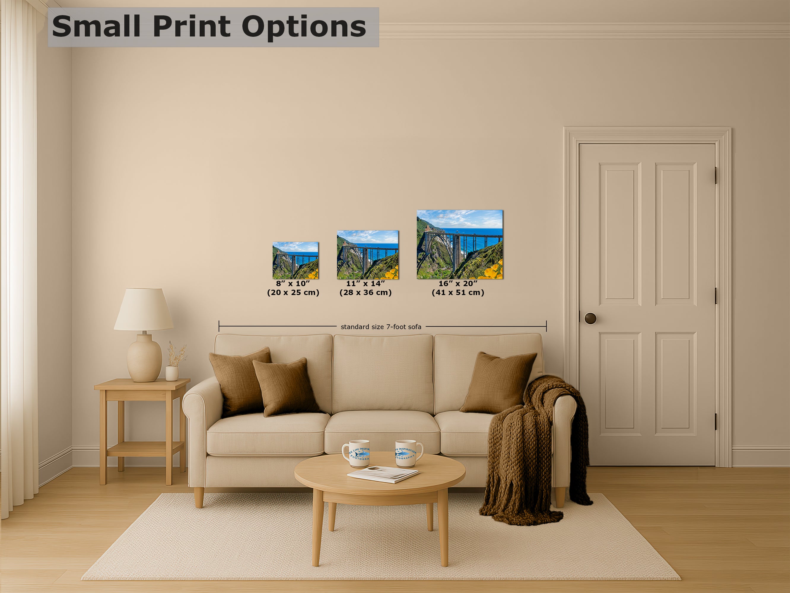 Bixby Bridge Ocean Picture, Big Sur California Coastline Nature Photo