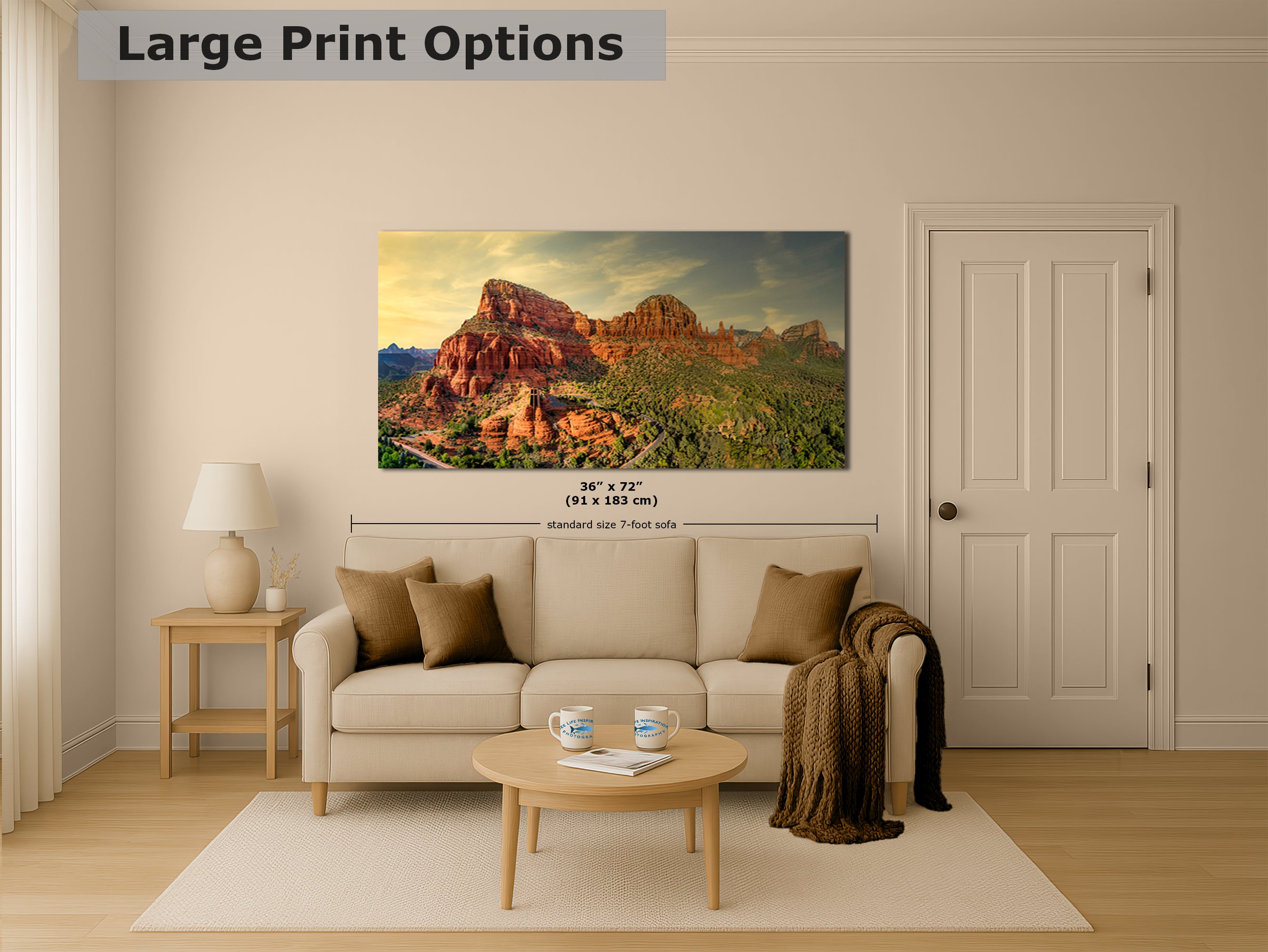 Chapel of the Holy Cross Sedona Arizona Desert Picture, Southwestern Nature Photo, Church and Canyon Photography
