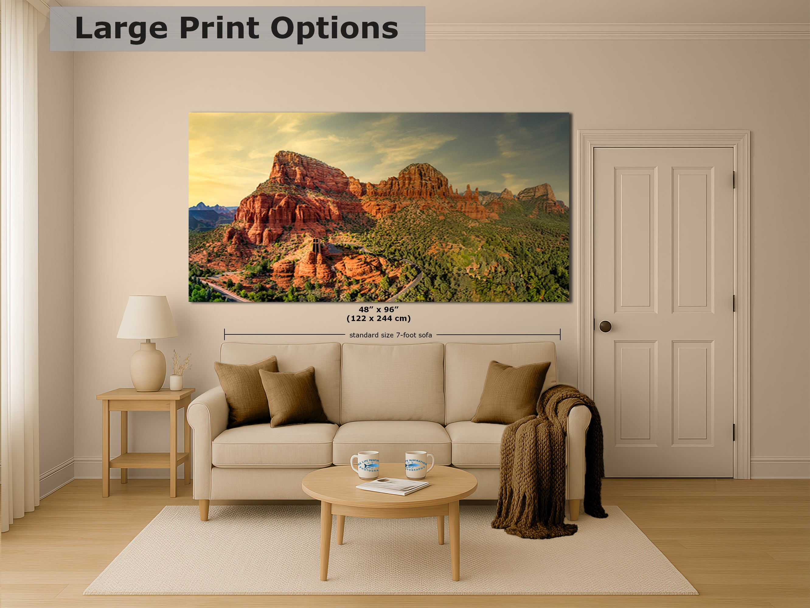 Chapel of the Holy Cross Sedona Arizona Desert Picture, Southwestern Nature Photo, Church and Canyon Photography