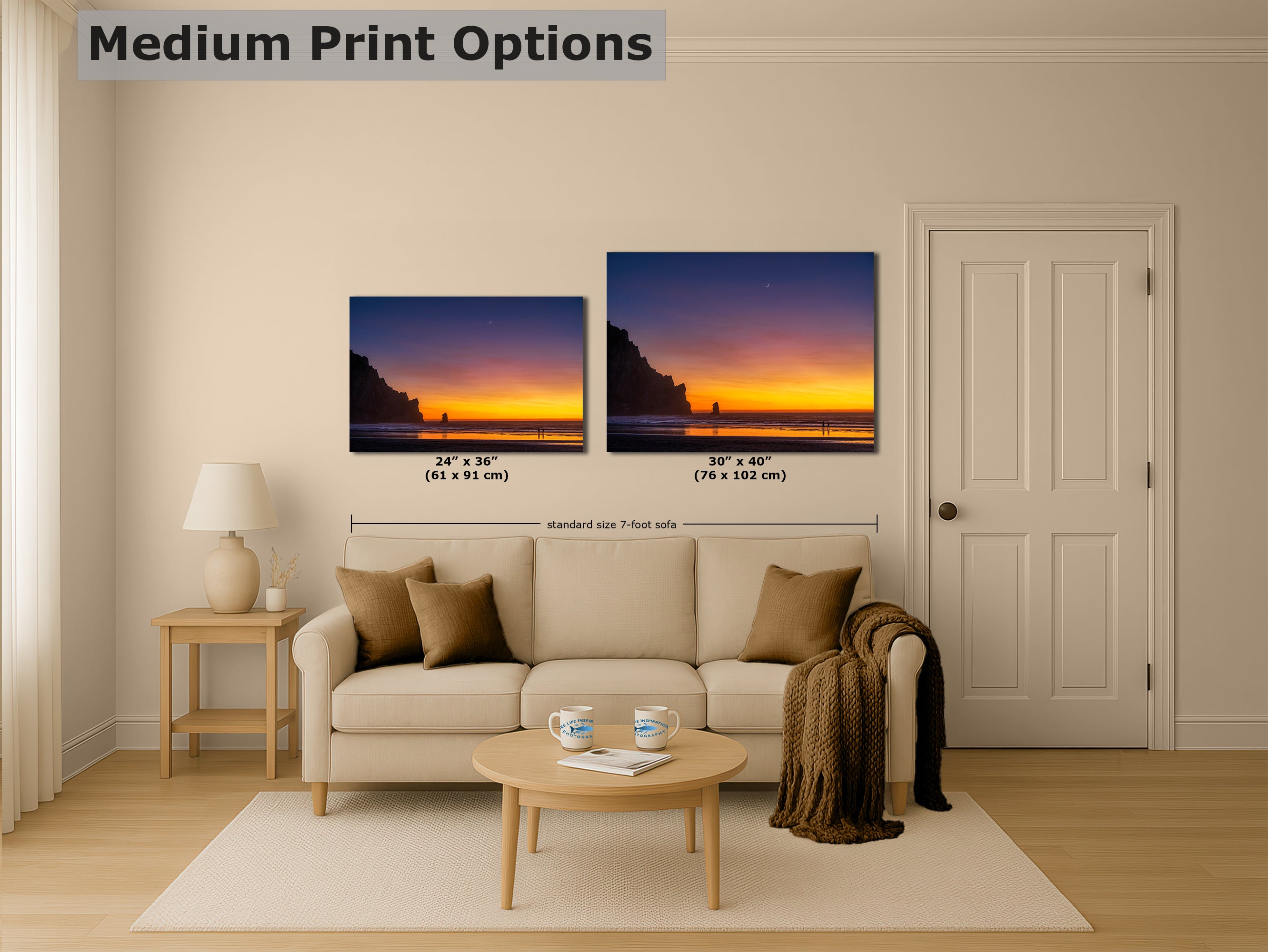 Morro Bay California Coastline Ocean Picture Nature Photo, Morro Rock Sunset Coastal Relaxation Artwork, Dorm Room, Office & House Decor