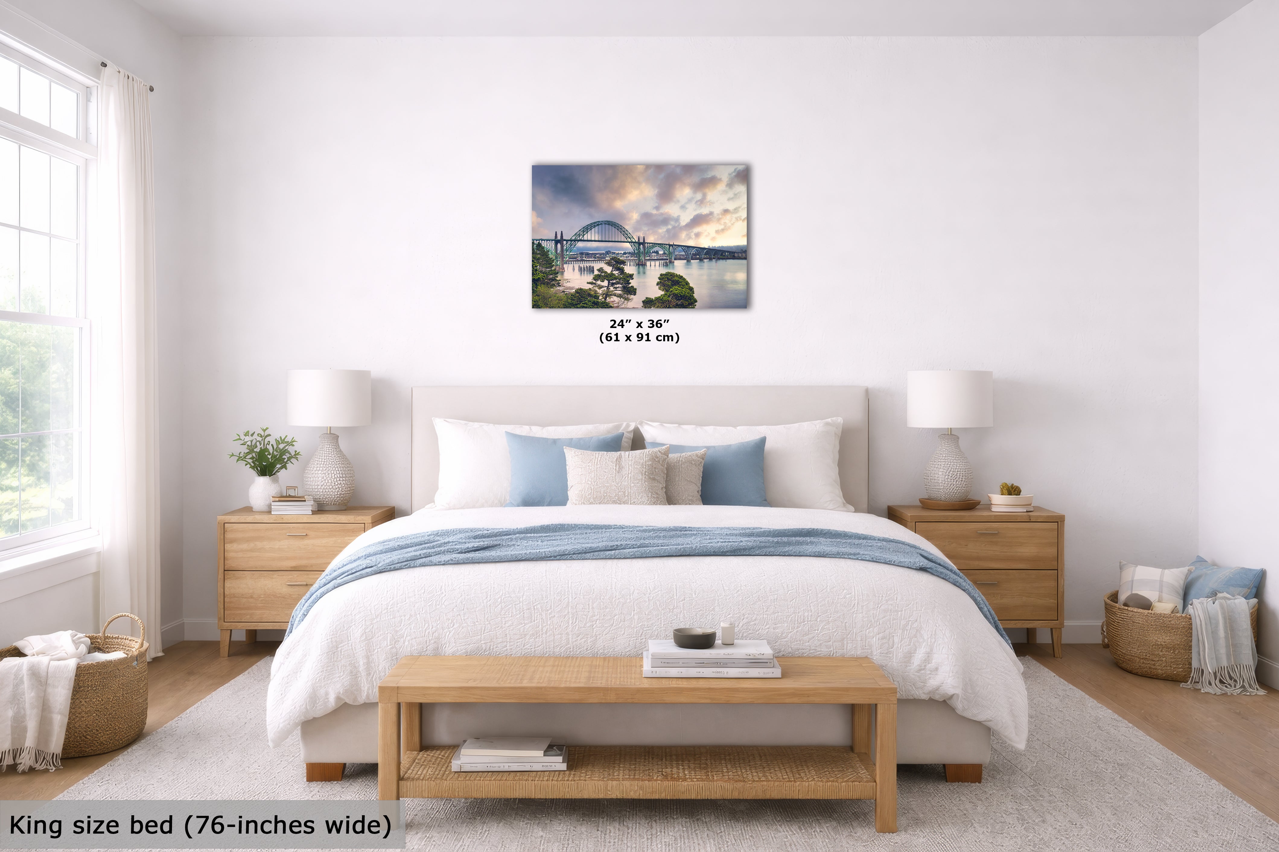 Alsea Bay Bridge Picture, Waldport Oregon Coast Ocean Picture, Pacific Northwest