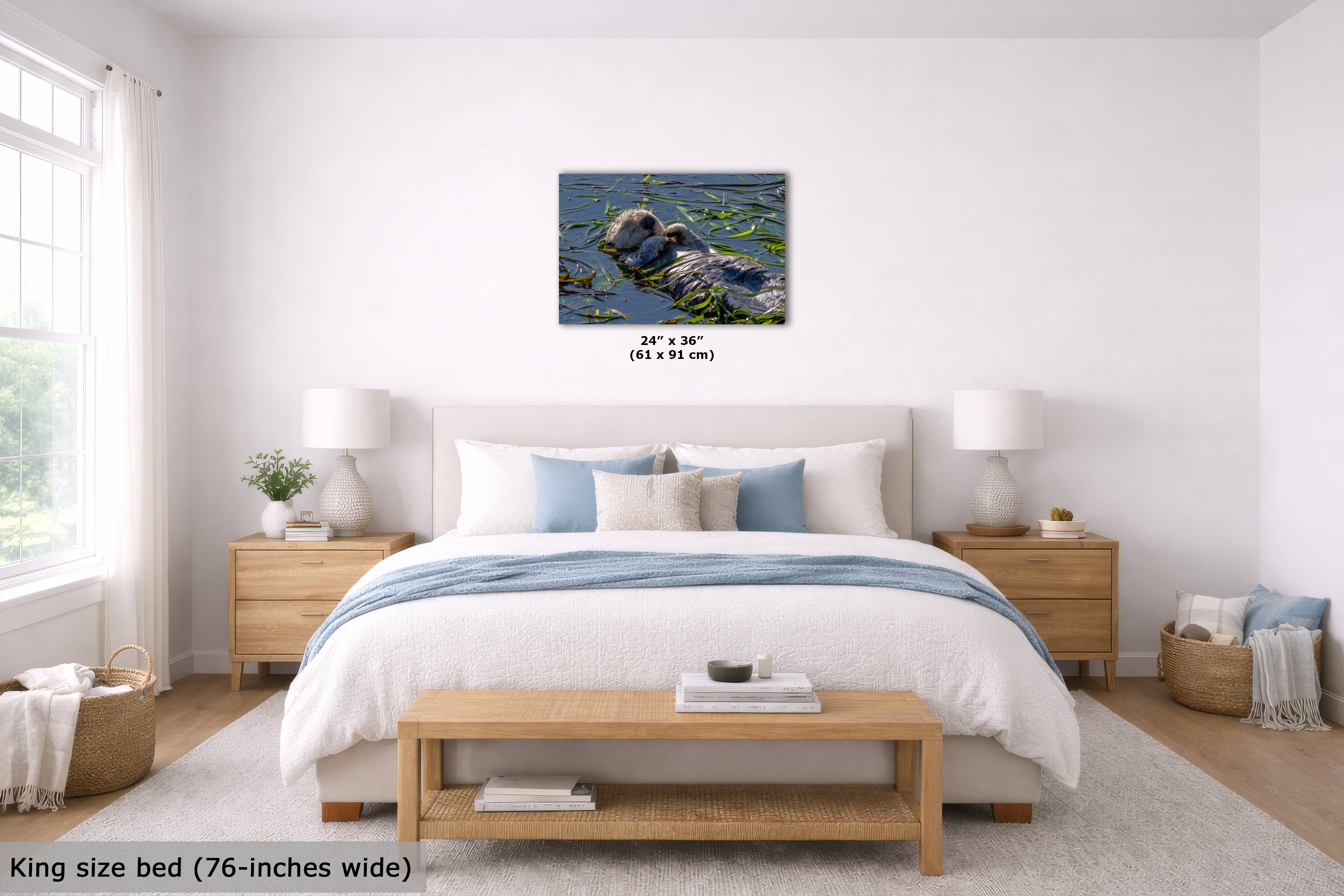 Marine Mammal Wildlife Photography Limited Edition Fine Art Print of California Sea Otter