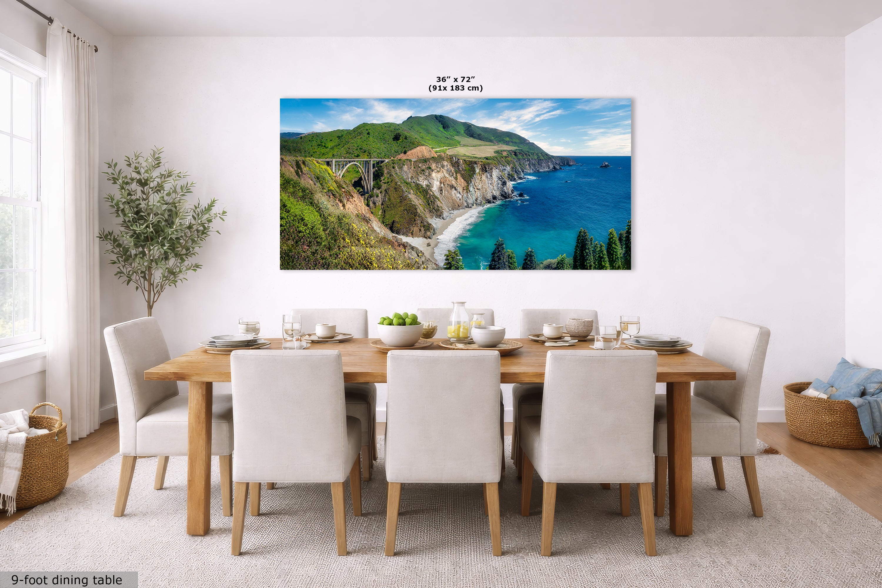 Limited Edition Fine Art Photography Ocean Picture, Bixby Bridge Big Sur California Coastline