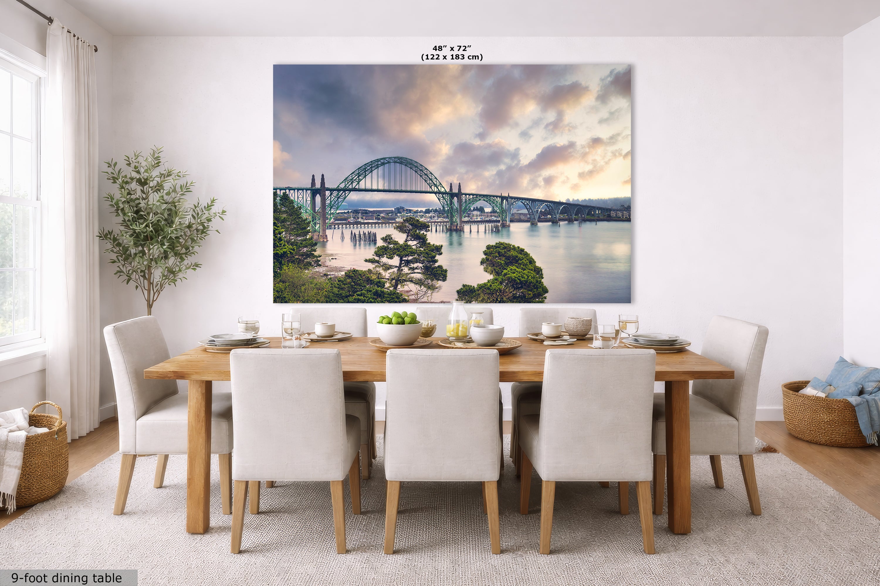 Alsea Bay Bridge Picture, Waldport Oregon Coast Ocean Picture, Pacific Northwest