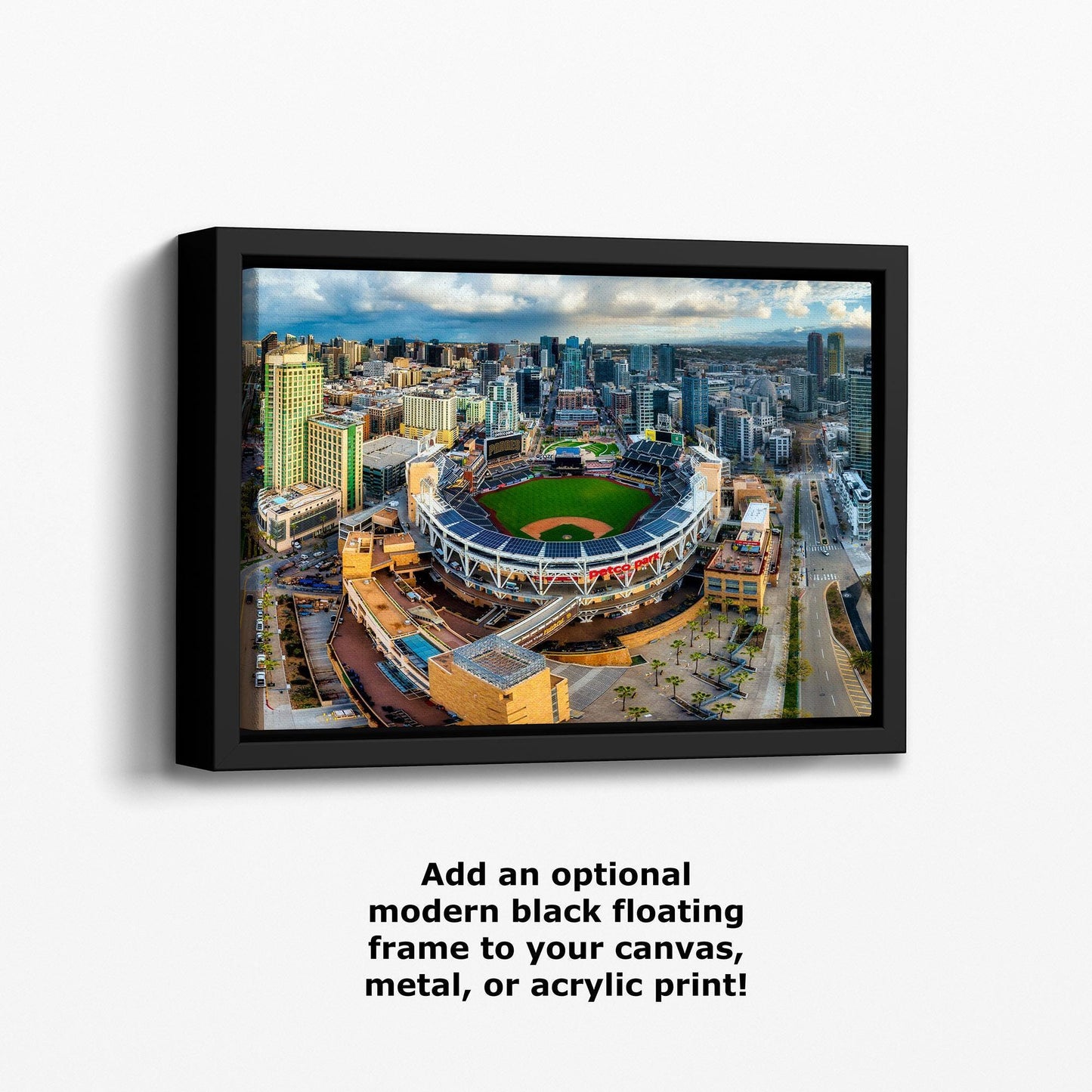San Diego Padres Baseball Petco Park Skyline Print – MLB Stadium Wall Art for Sports Fans & Home Decor