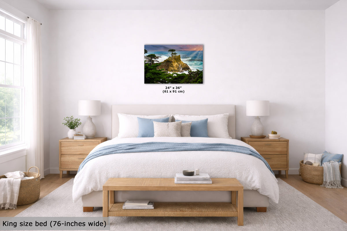 Lone Cypress, Carmel California Coastline Ocean Picture