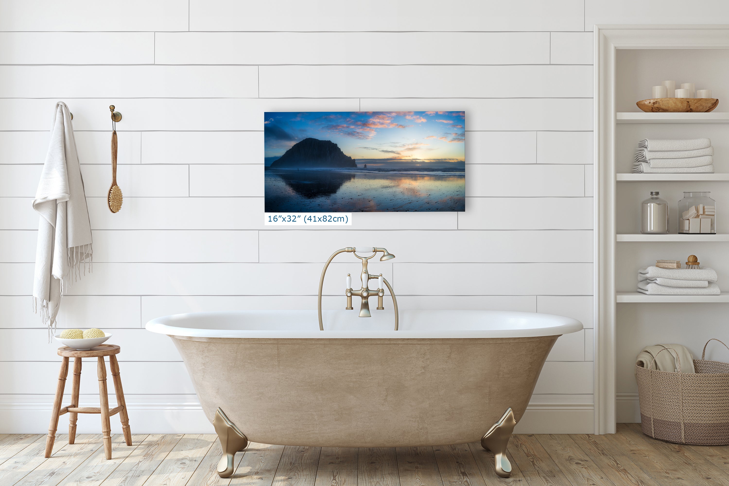 Morro Bay California Coastline Ocean Picture Nature Photo, Morro Rock Reflection, Coastal Relaxation Artwork, Dorm Room, Office & House Decor