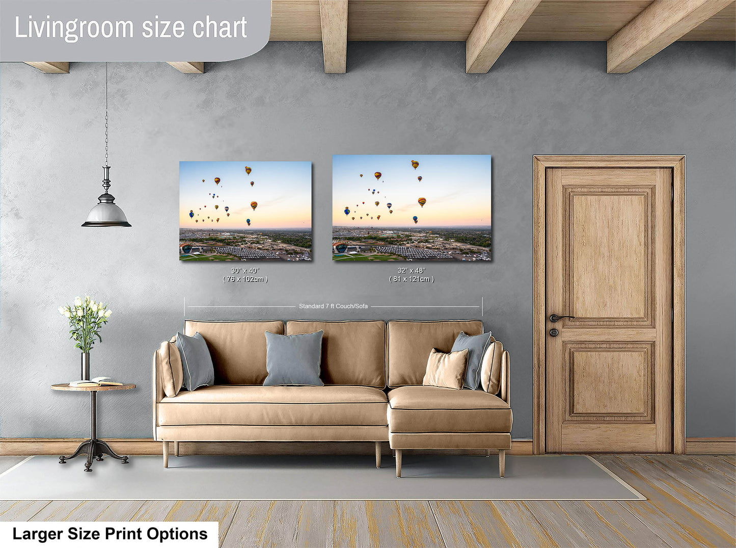 Airstream Rally Aerial View Photograph from the 2024 Albuquerque Balloon Fiesta in New Mexico