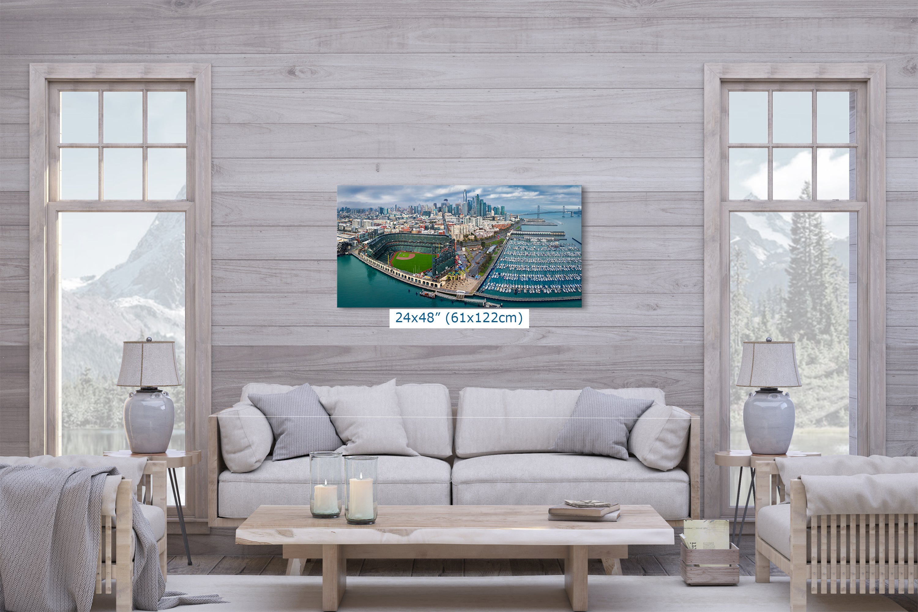 San Francisco Giants Baseball Stadium, Oracle Park Canvas Print