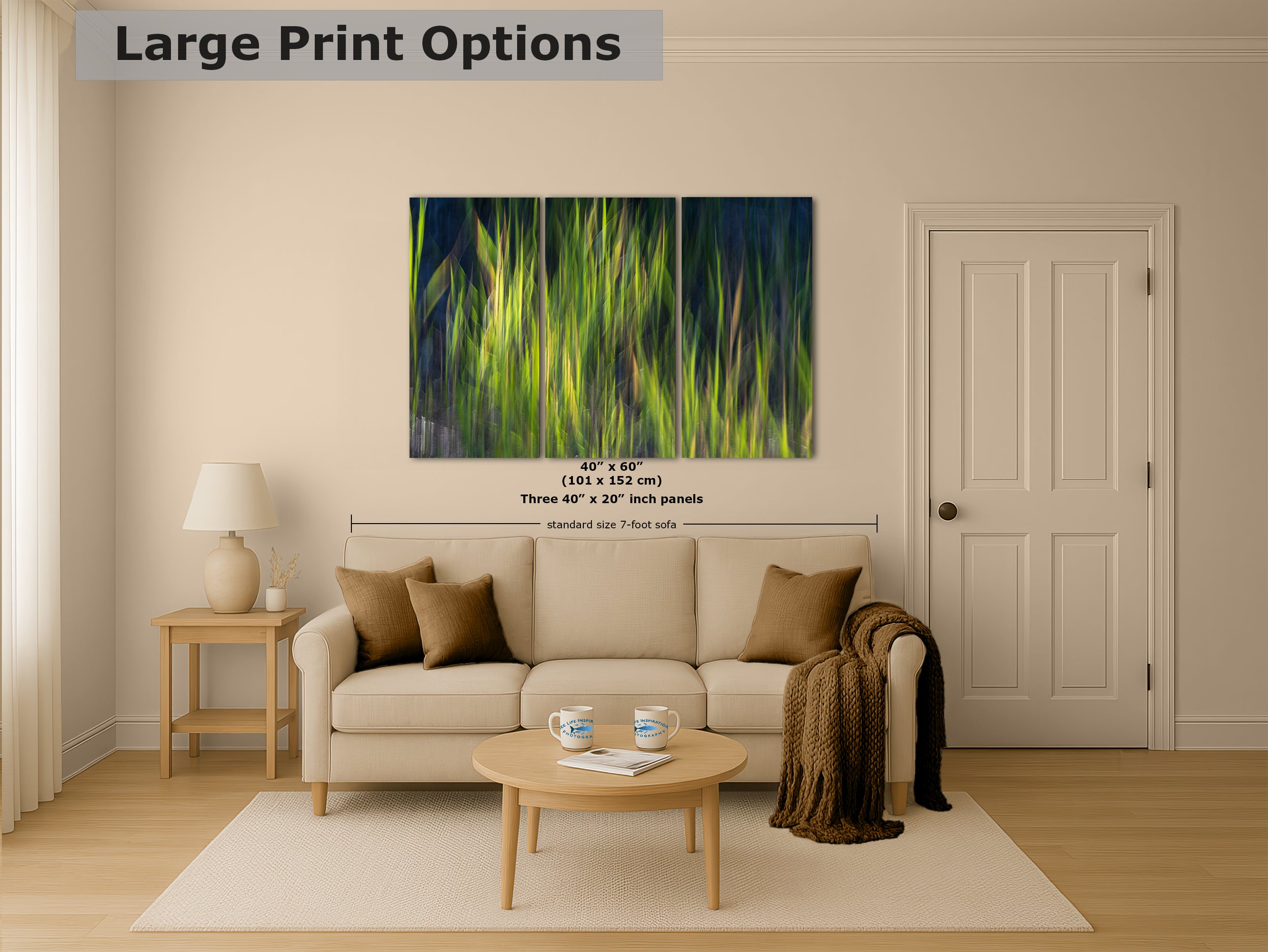 Sage Green Abstract Art Nature Photo