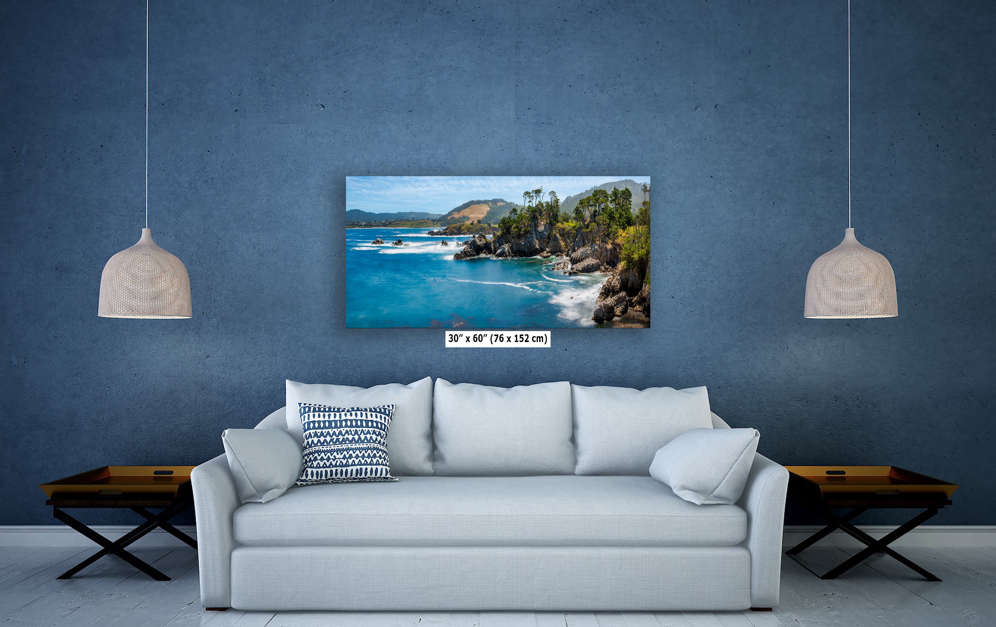 Point Lobos Carmel California Coastline Ocean Picture Seascape, Relaxation Artwork Nature Photo for Meditation, Office, Dorm, House Decor