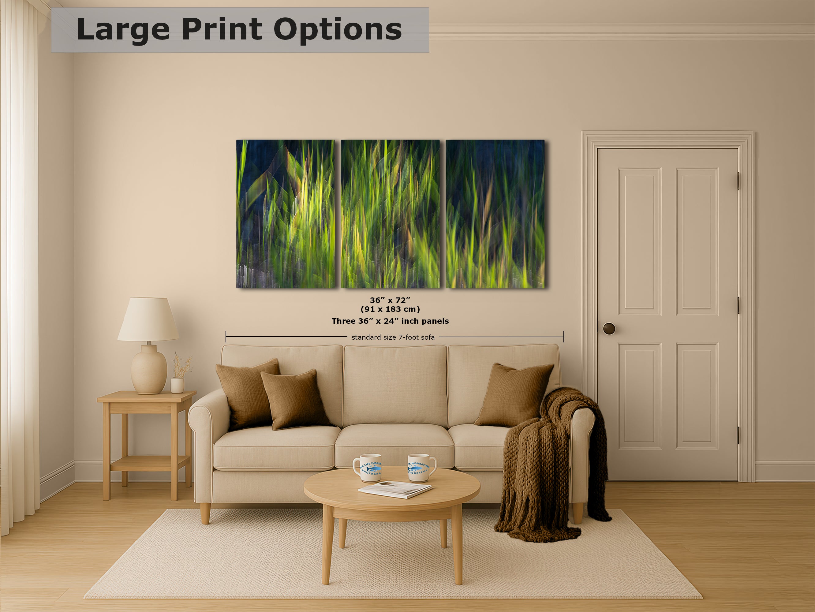 Sage Green Abstract Art Nature Photo