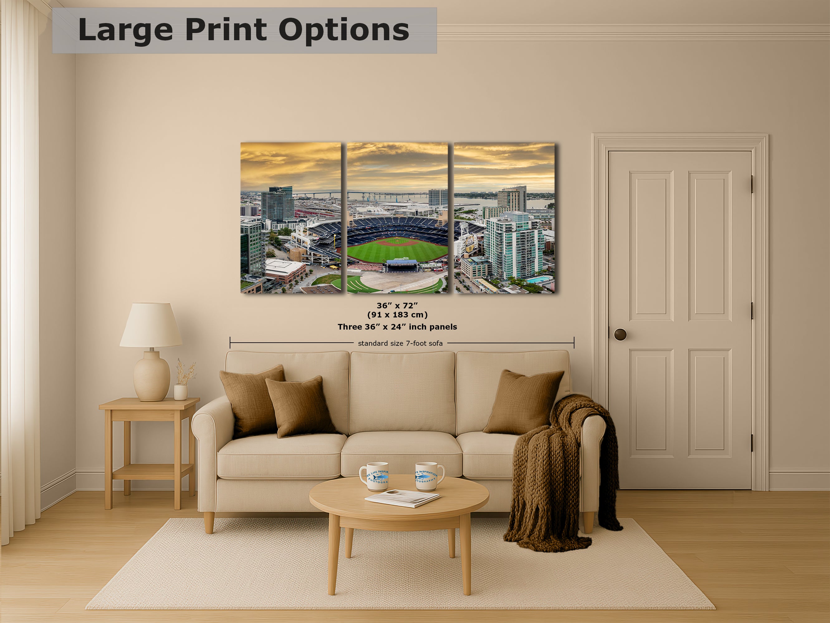 San Diego Padres Baseball Stadium Petco Park Sunset Canvas Print