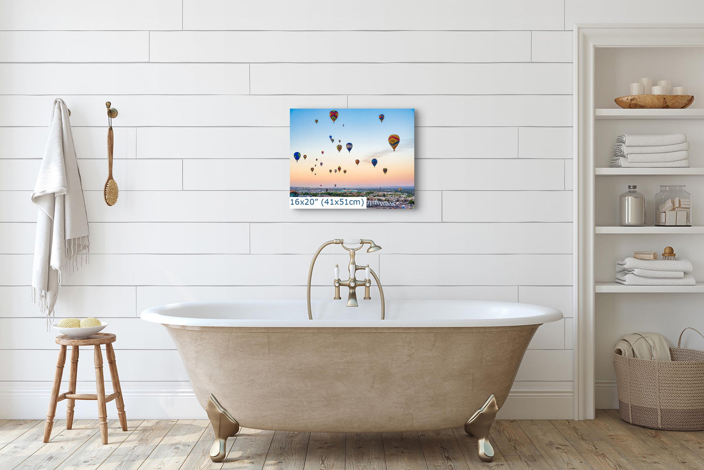 Airstream Rally Aerial View Sunrise Photograph from the 2024 Albuquerque Balloon Fiesta in New Mexico