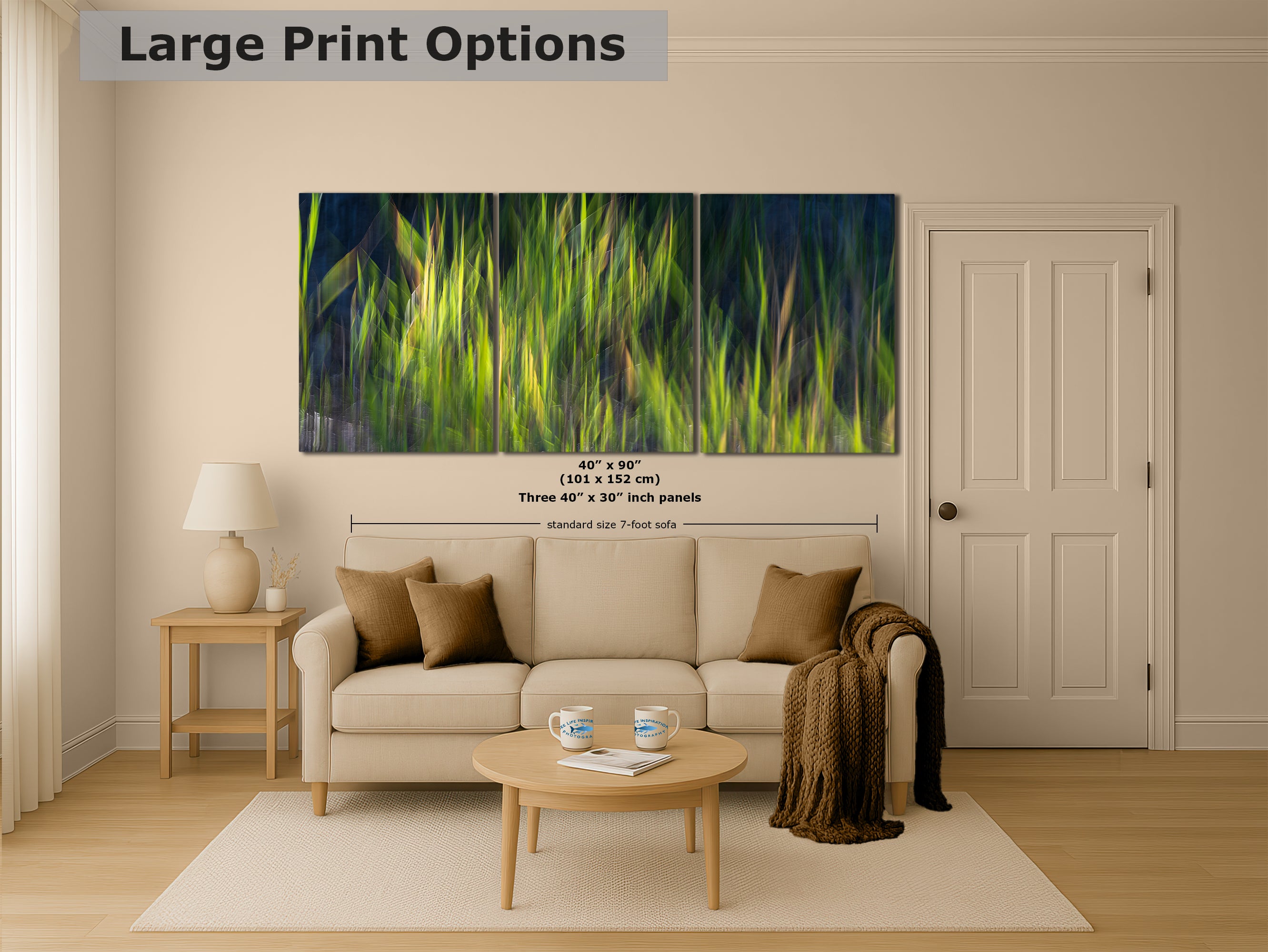 Sage Green Abstract Art Nature Photo