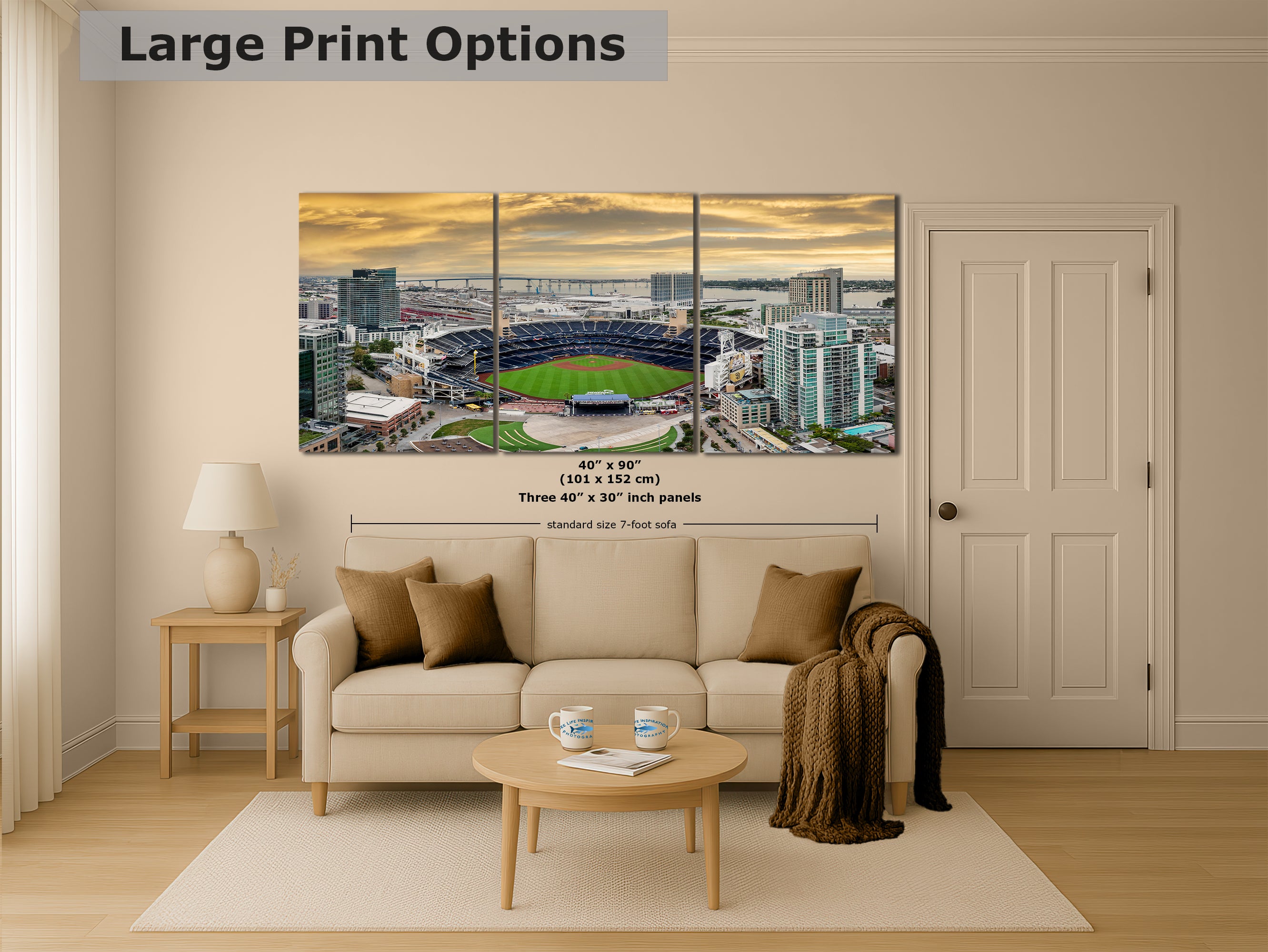 San Diego Padres Baseball Stadium Petco Park Sunset Canvas Print