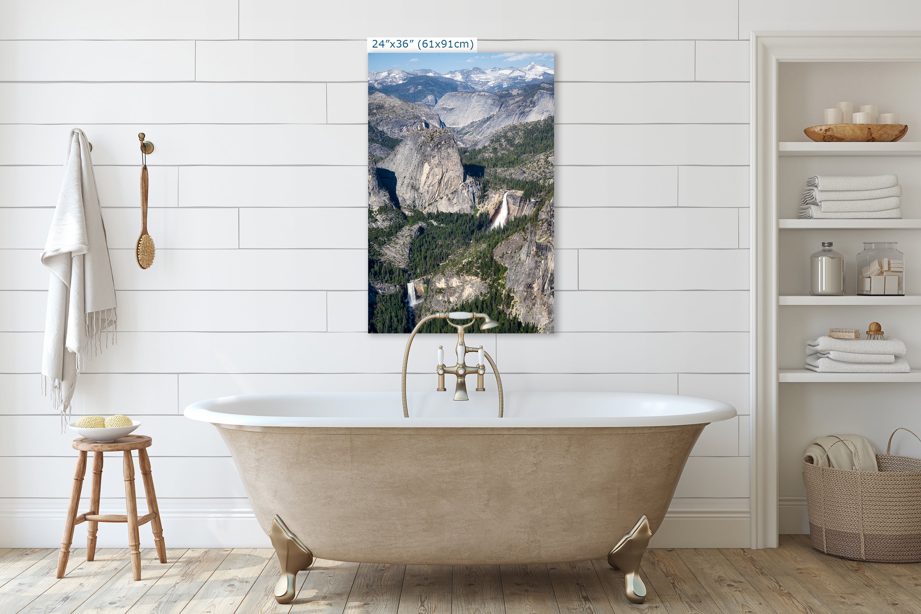 Yosemite Wall Art, Glacier Point Mountain Landscape Nature Photo