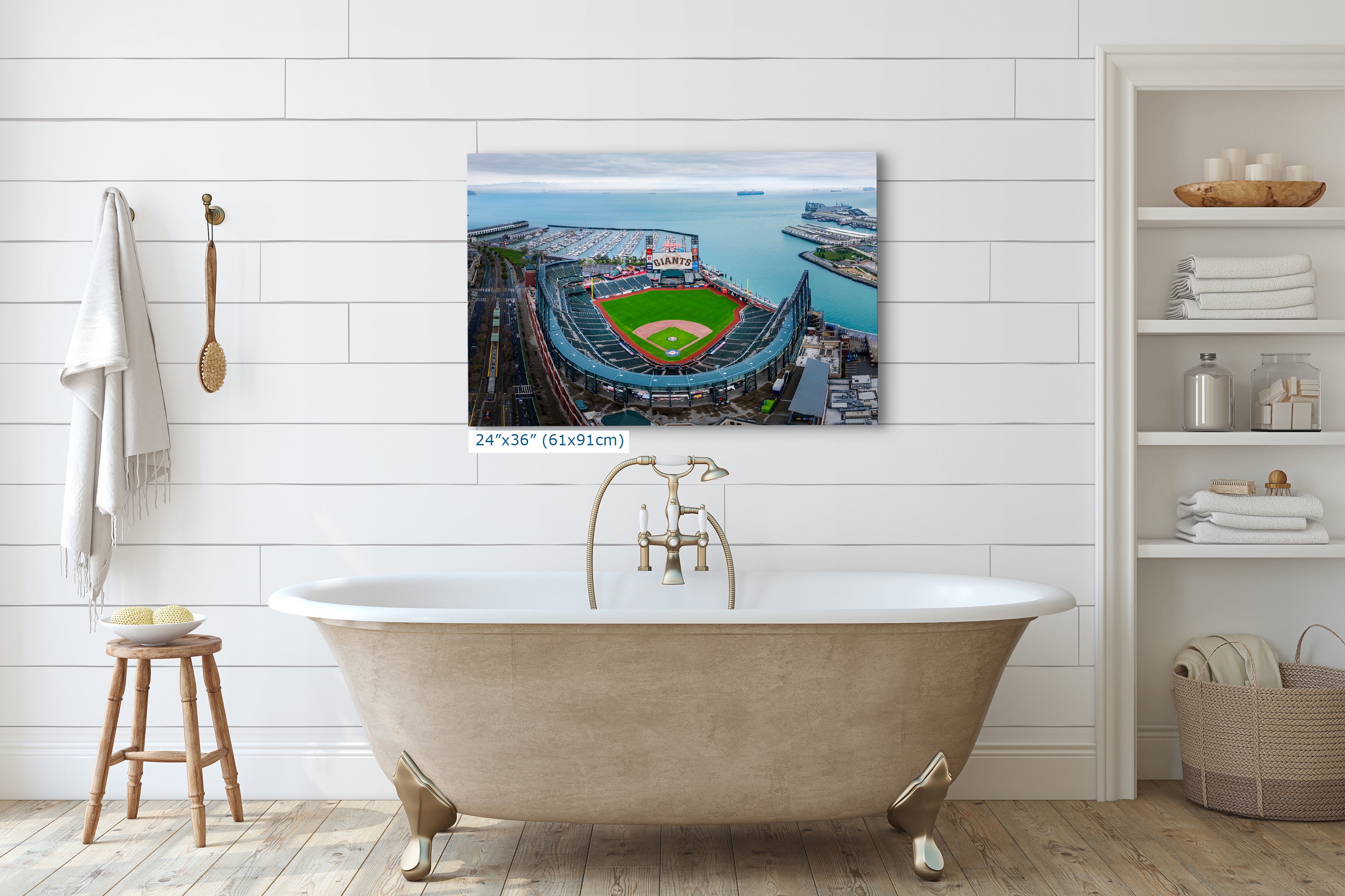 San Francisco Giants Baseball Stadium, Oracle Park Canvas Print
