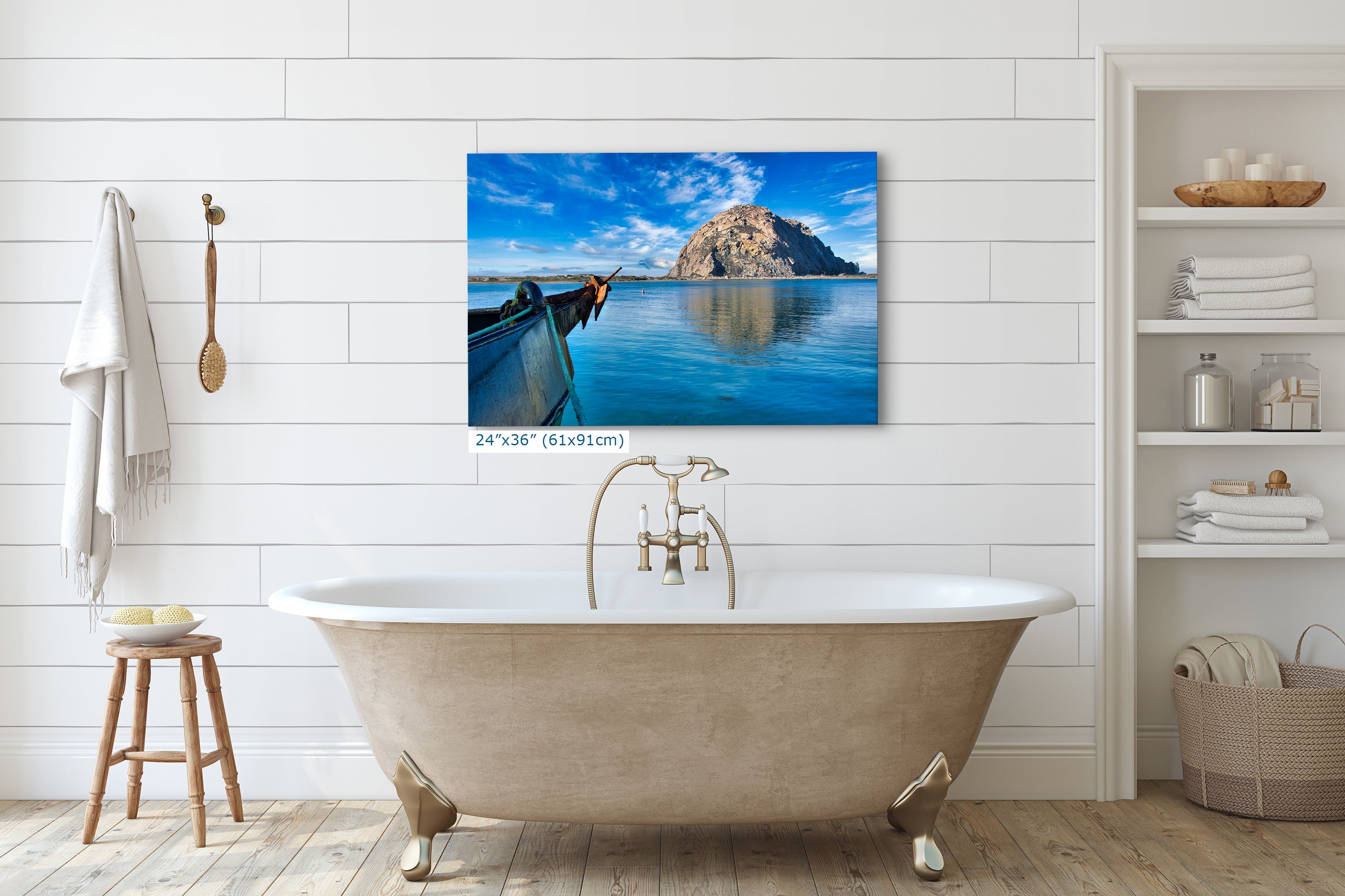 Morro Bay California Coastline Ocean Picture Nature Photo, Morro Rock Coastal Relaxation Artwork, Dorm Room, Office & House Decor