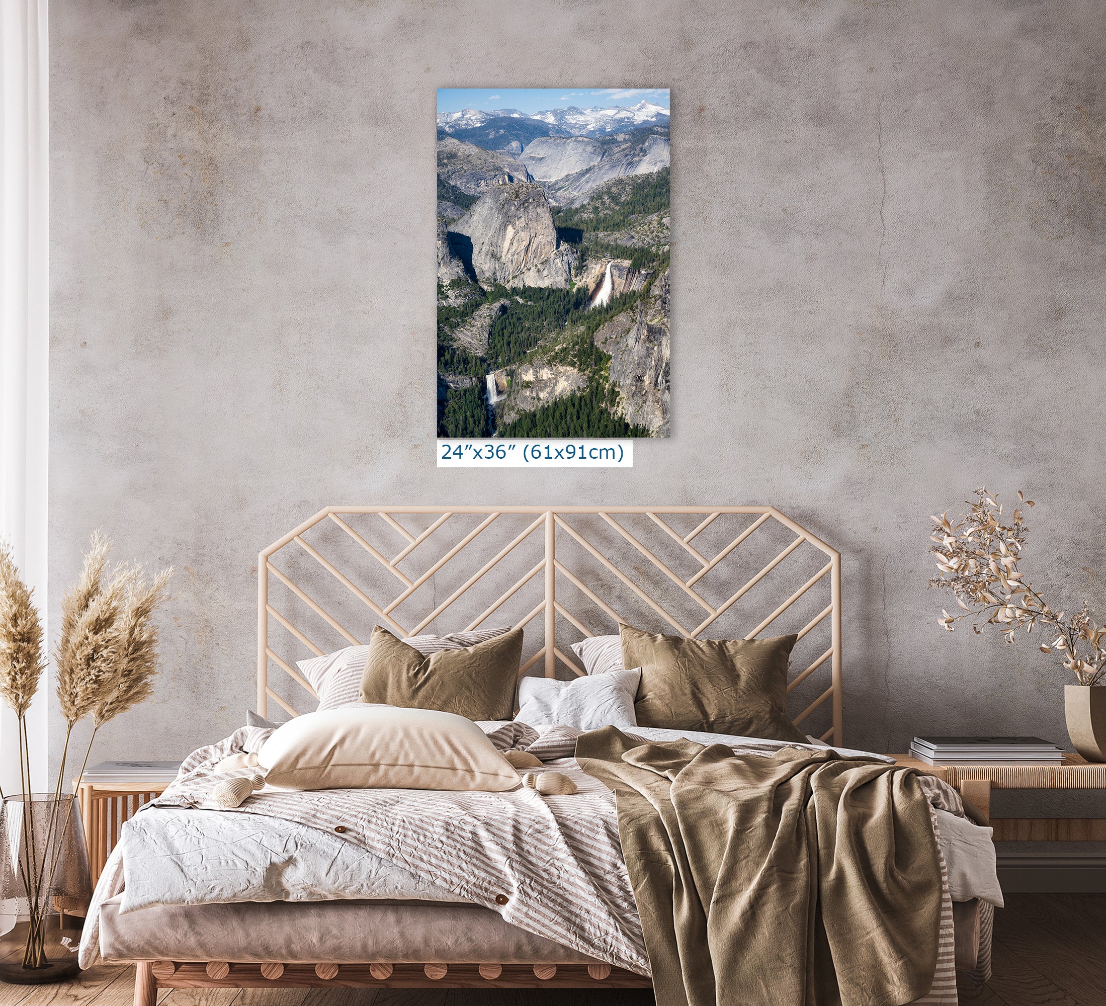 Yosemite Wall Art, Glacier Point Mountain Landscape Nature Photo