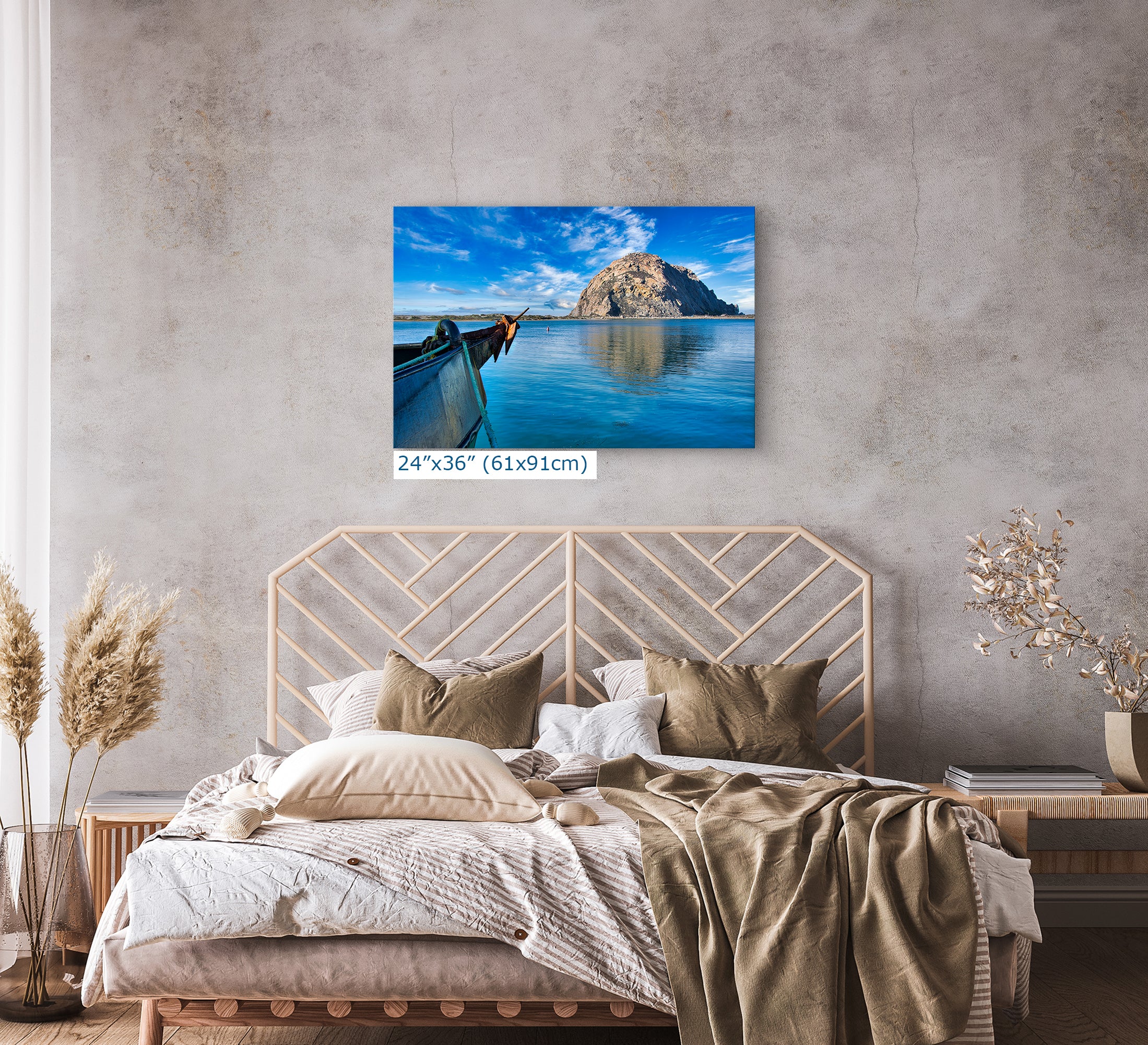 Morro Bay California Coastline Ocean Picture Nature Photo, Morro Rock Coastal Relaxation Artwork, Dorm Room, Office & House Decor