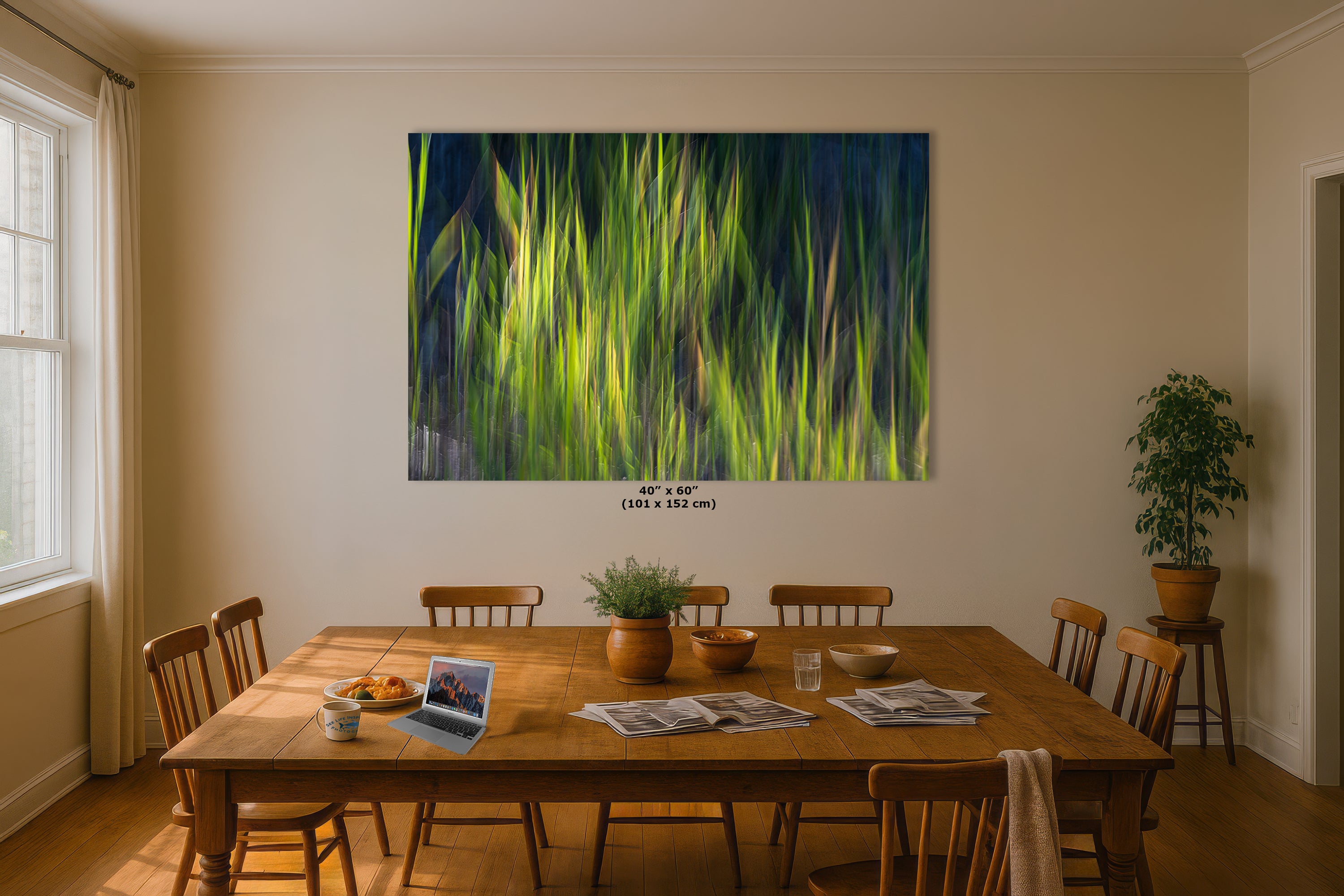 Sage Green Abstract Art Nature Photo