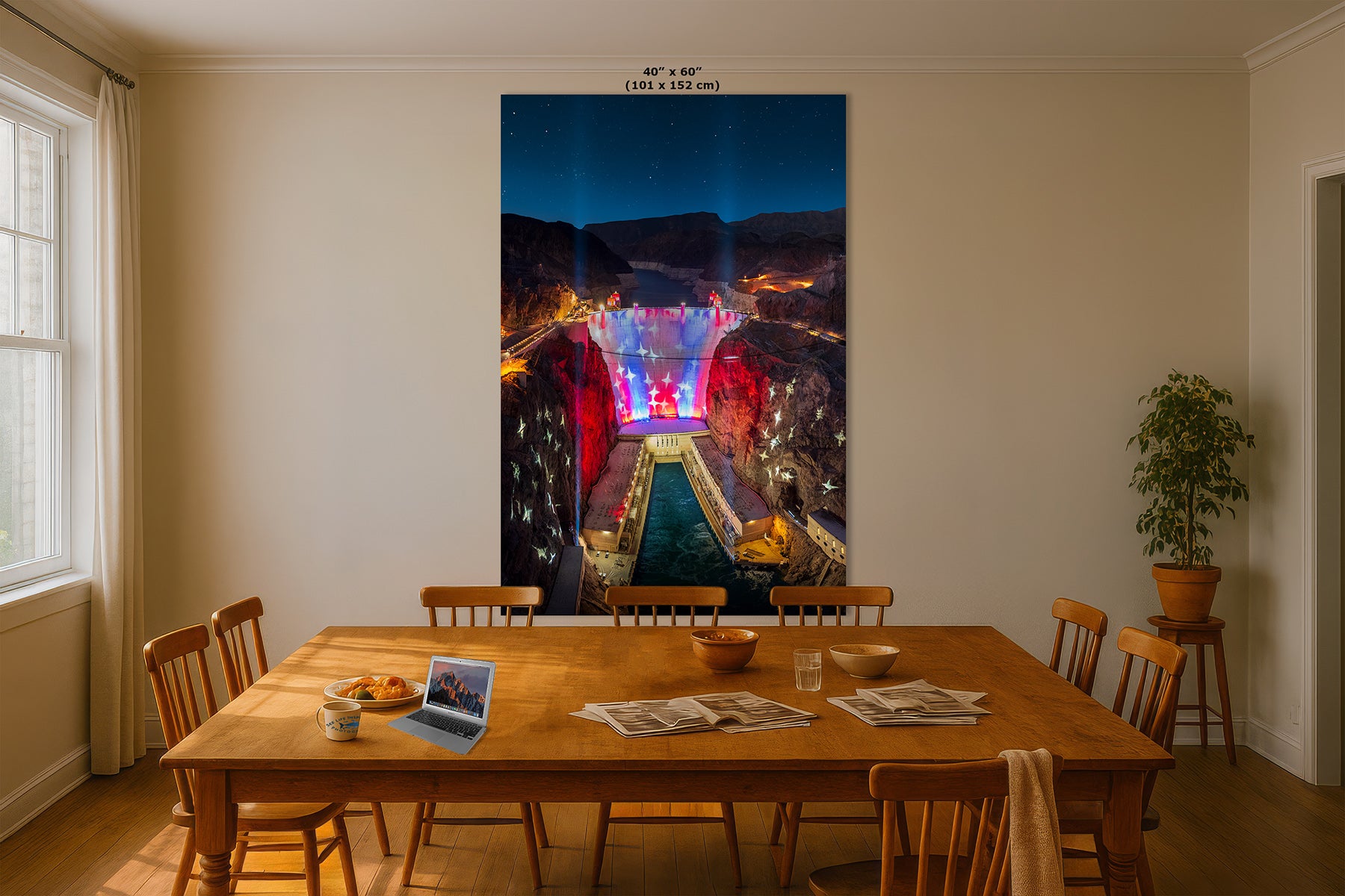 America250 Celebration Hoover Dam Arizona, Independence Day American Flag Decor