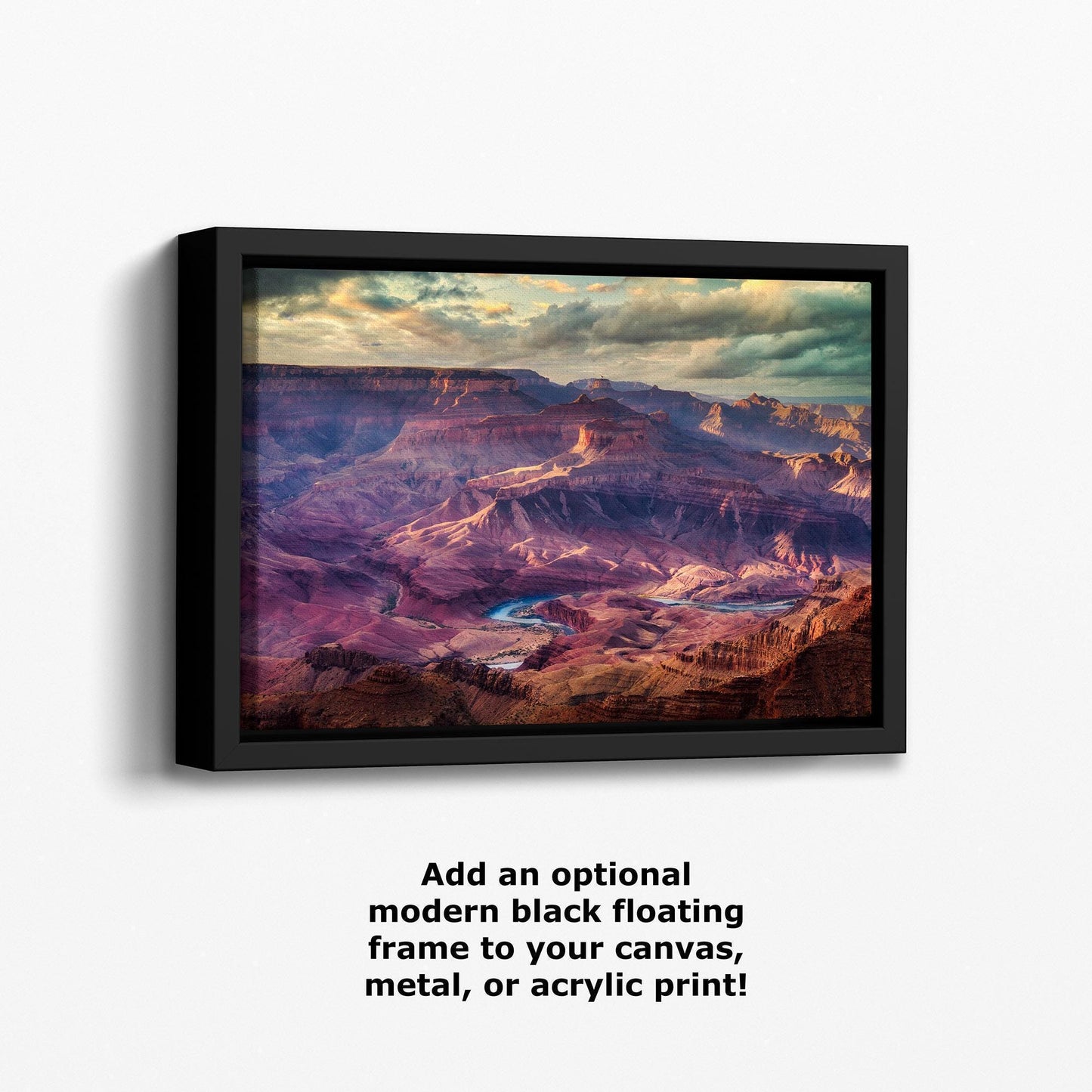 Grand Canyon National Park, Red Rock Arizona Desert Picture Nature Photo, Bohemian Style Relaxation Artwork for Meditation, Apartment, Office & House Décor