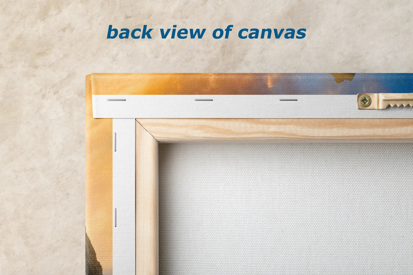 a picture of a window with the back view of canvass