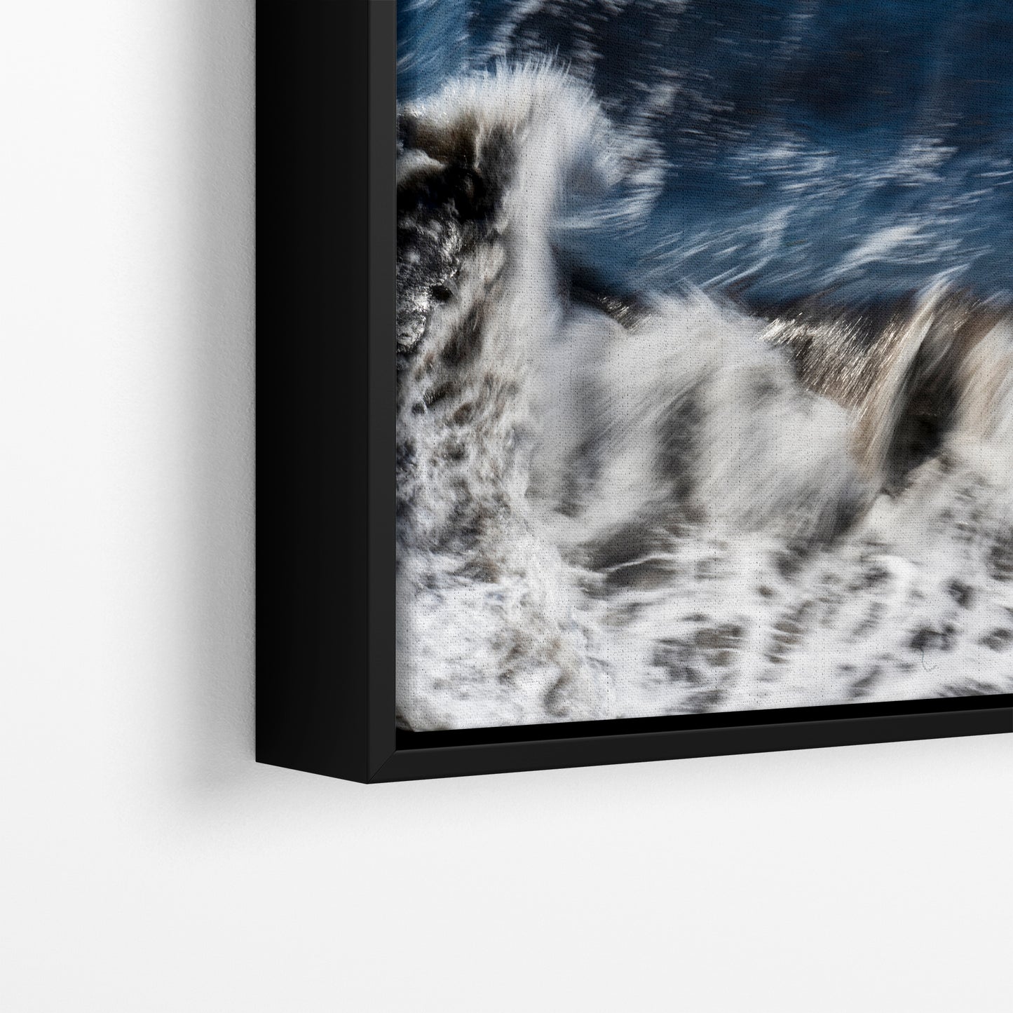 Beach Waves Ocean Picture Impressionist Art Nature Photo