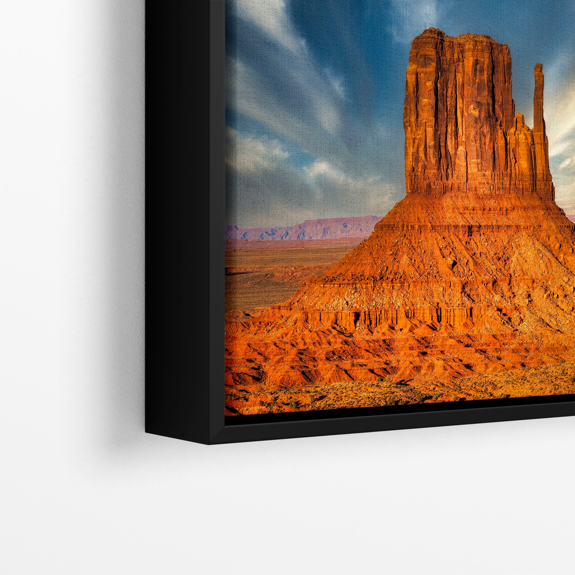 Monument Valley Arizona Desert Picture Nature Photo, Bohemian Style Relaxation Artwork for Meditation, Apartment, Office & House Decor