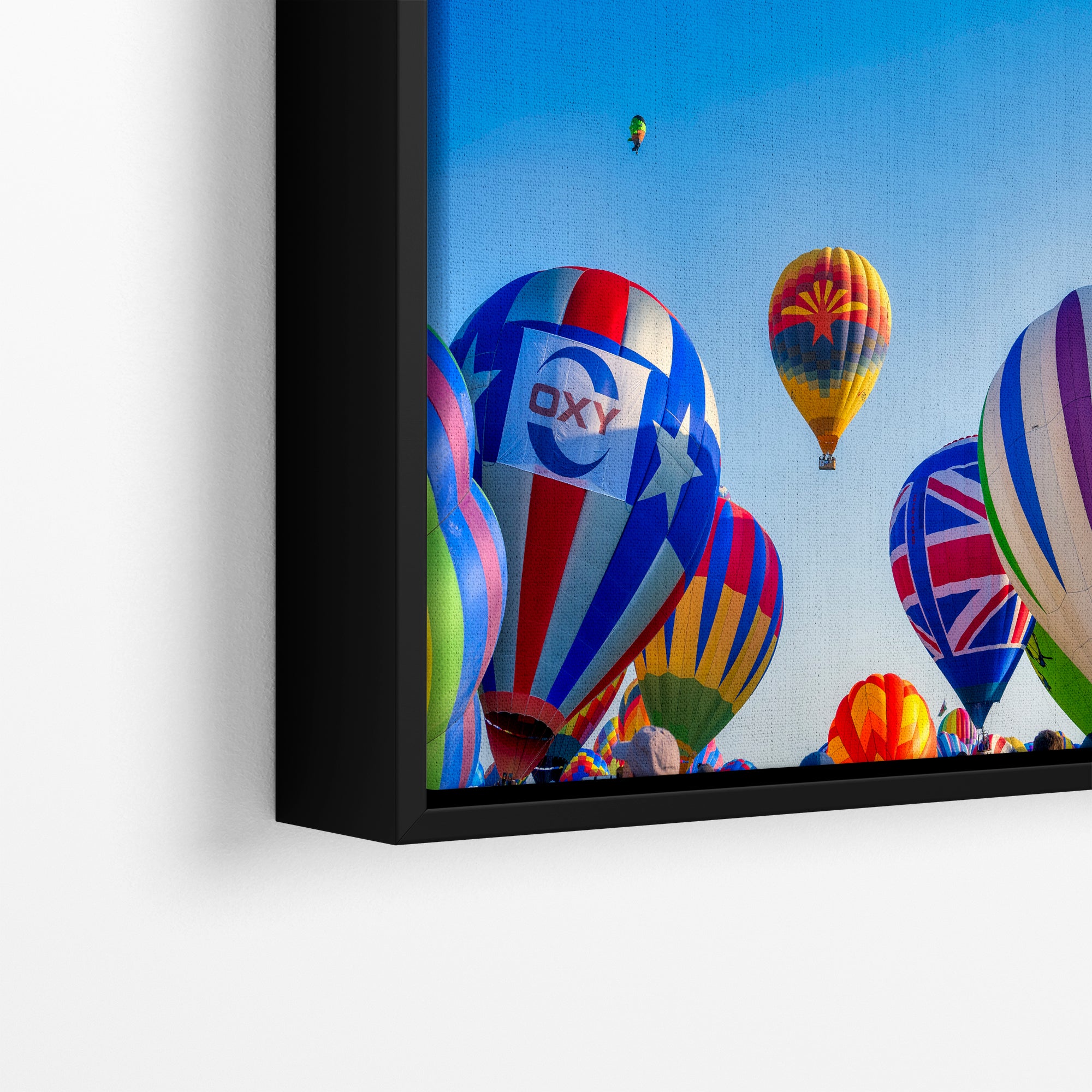 Hot Air Balloon Festival Mass Ascension Arizona Flag, Albuquerque New Mexico Balloon Fiesta Wall Art | Office, Cubicle & House Decor