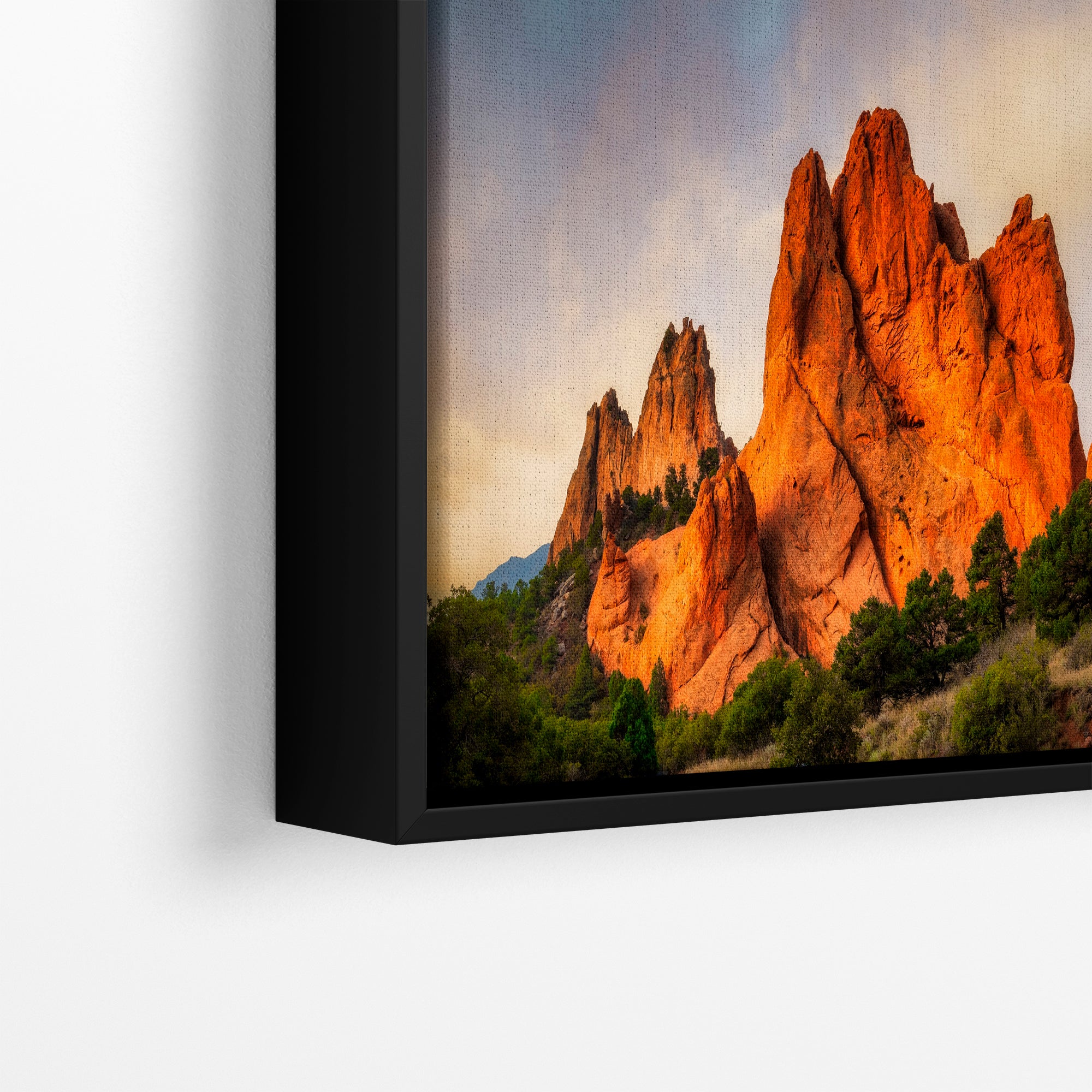 Garden of the Gods Colorado Mountain Picture, Vibrant Rocky Mountain Nature Photo for Meditation Relaxation and Bohemian Decor