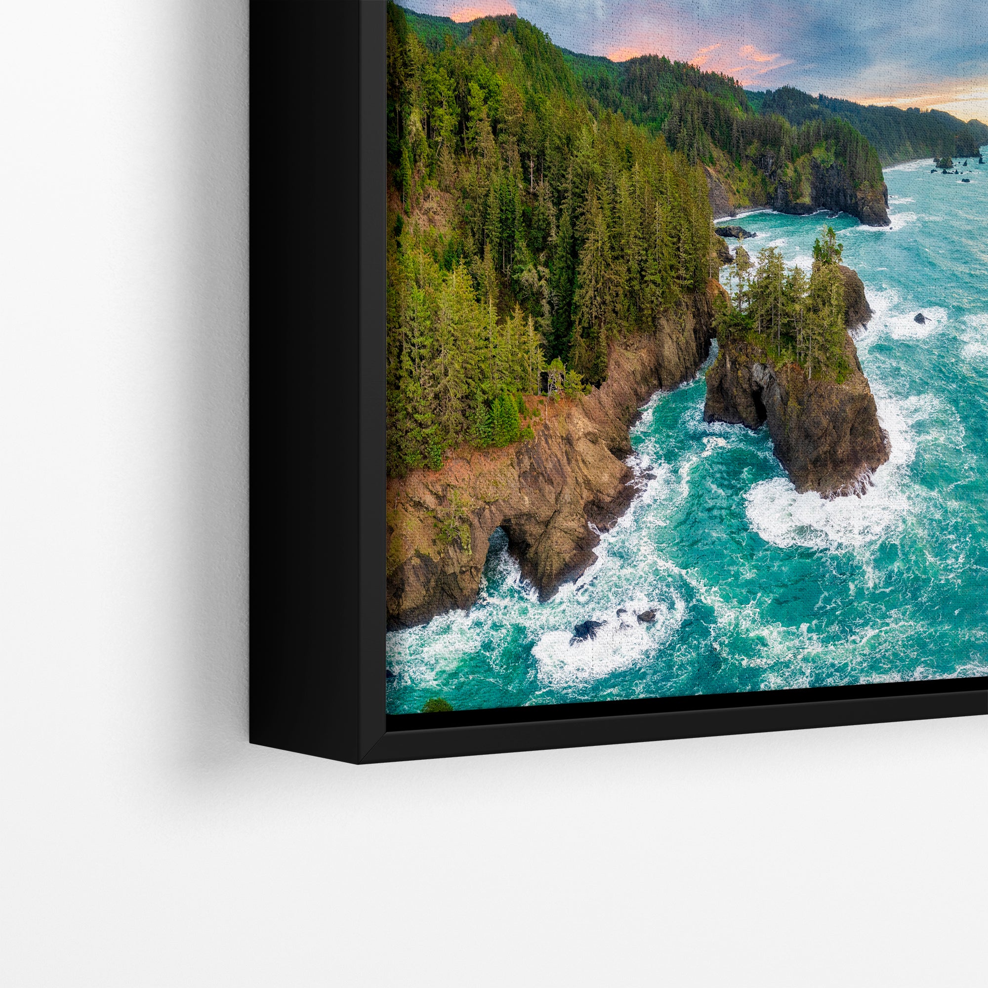 Oregon Coast Ocean Picture, Pacific Northwest Rocky Coastline Nature Photo