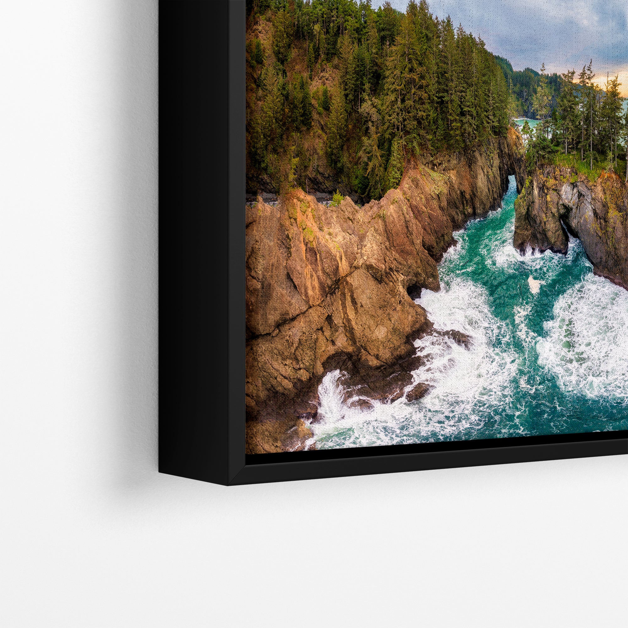 Oregon Coast Ocean Picture - Breathtaking Pacific Northwest Nature Photo for Relaxation, Meditation and Stylish Decor