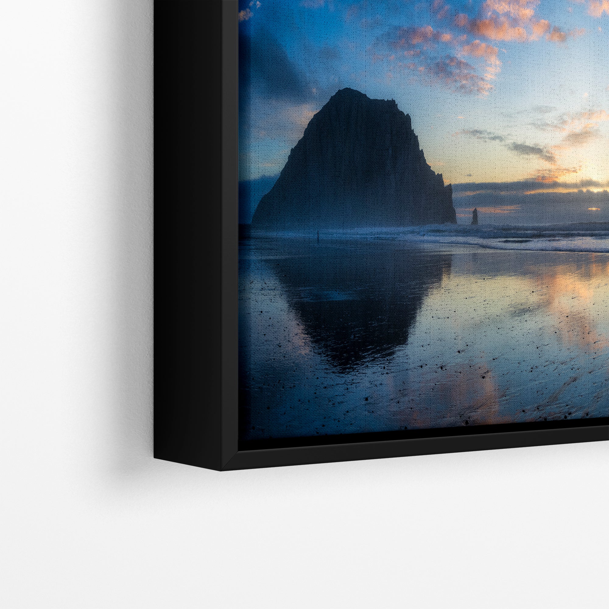 Morro Bay California Coastline Ocean Picture Nature Photo, Morro Rock Reflection, Coastal Relaxation Artwork, Dorm Room, Office & House Decor