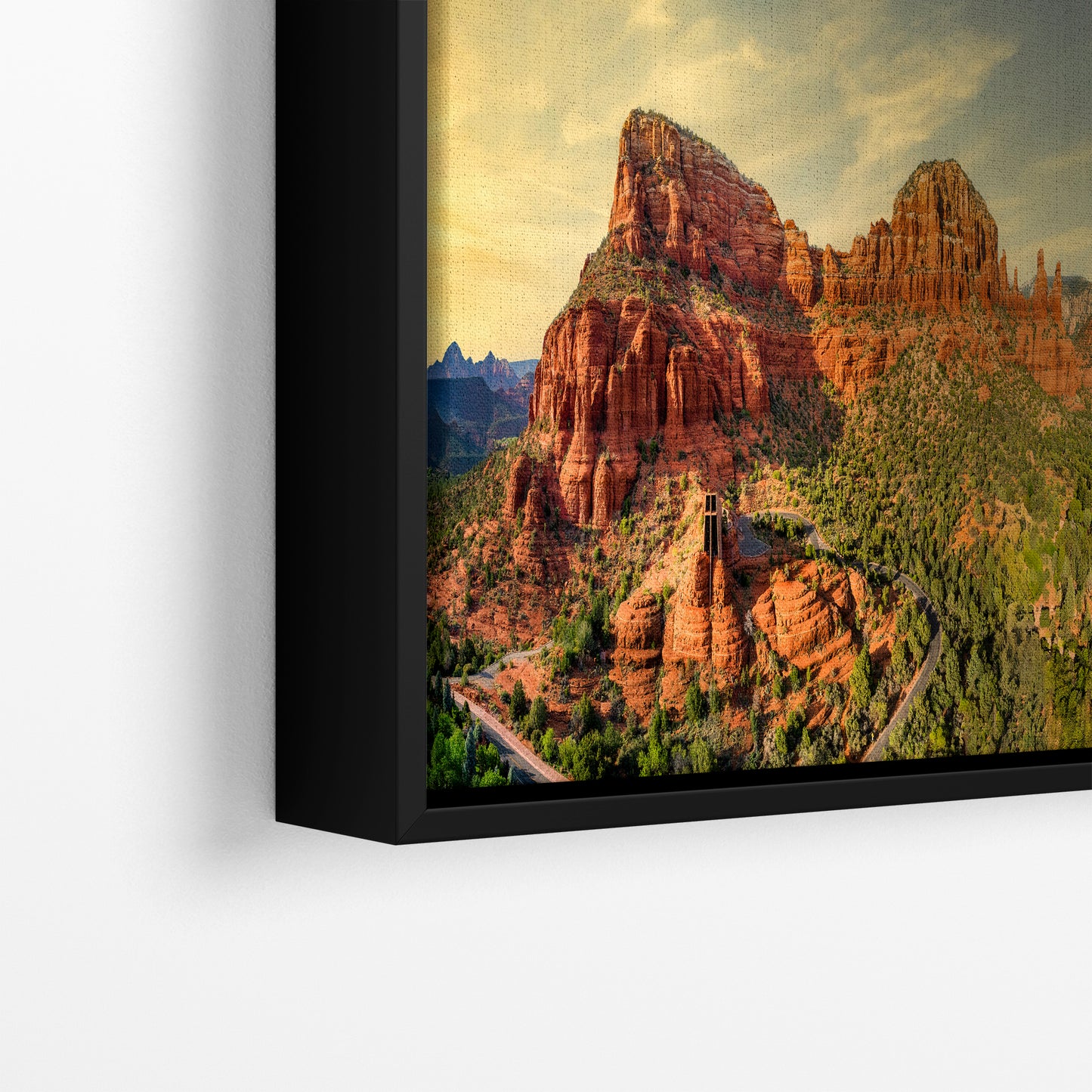 Chapel of the Holy Cross Sedona Arizona Desert Picture, Southwestern Wall Art, Catholic Church Decor, Canvas Print, Office or Home Wall Art