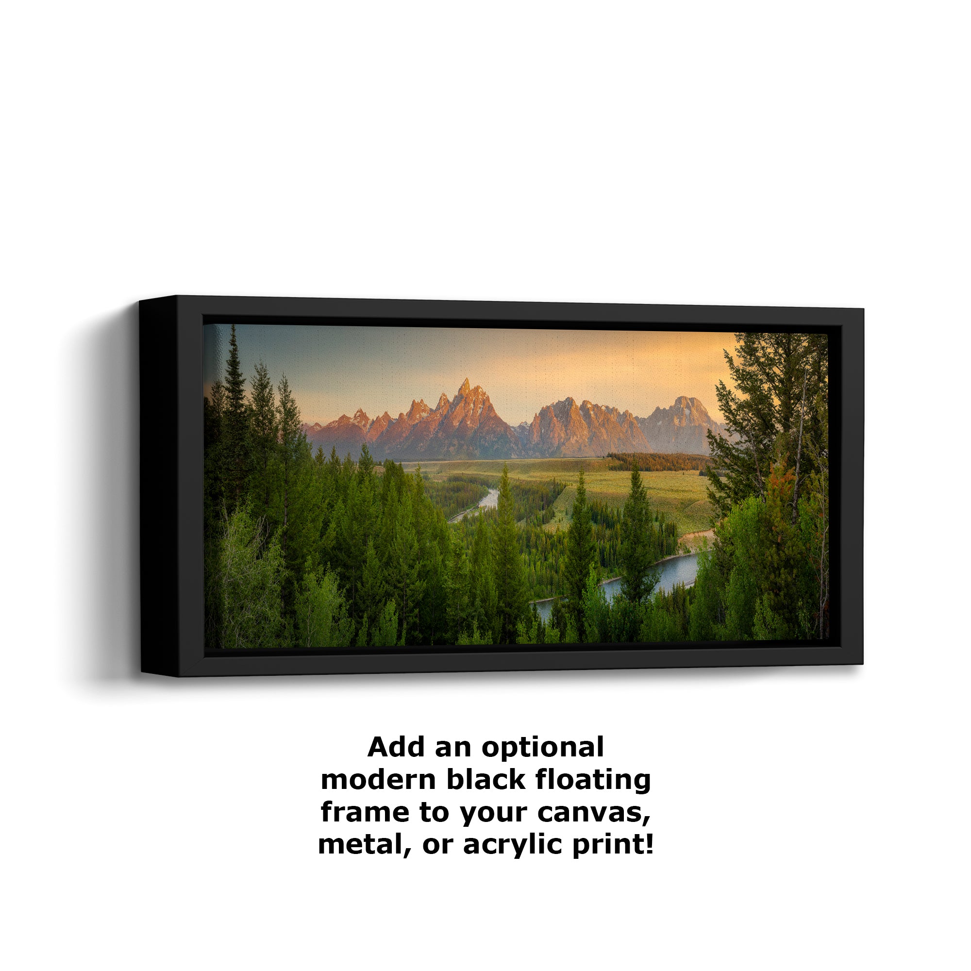 Grand Teton National Park Wyoming Mountain Picture Panorama Nature Photo, Rustic Wall Art, Jackson Hole Scenery, Bohemian Decor