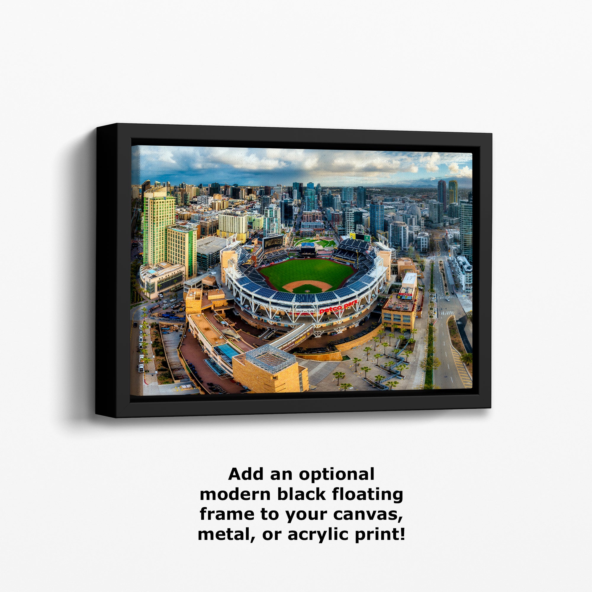 San Diego Padres Art, Petco Park Print MLB Stadium Baseball Fan Decor