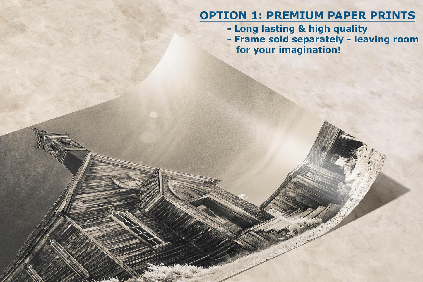 Bodie Ghost Town Western Decor | Abandoned Forgotten Towns | Black and White Historic California Photography