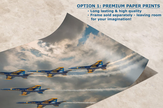 US Navy Blue Angels FA-18 Super Hornet Aviation Artwork, Military Aircraft Poster, Flight Squadron, Airshow Wall Art, Navy Fighter Jet