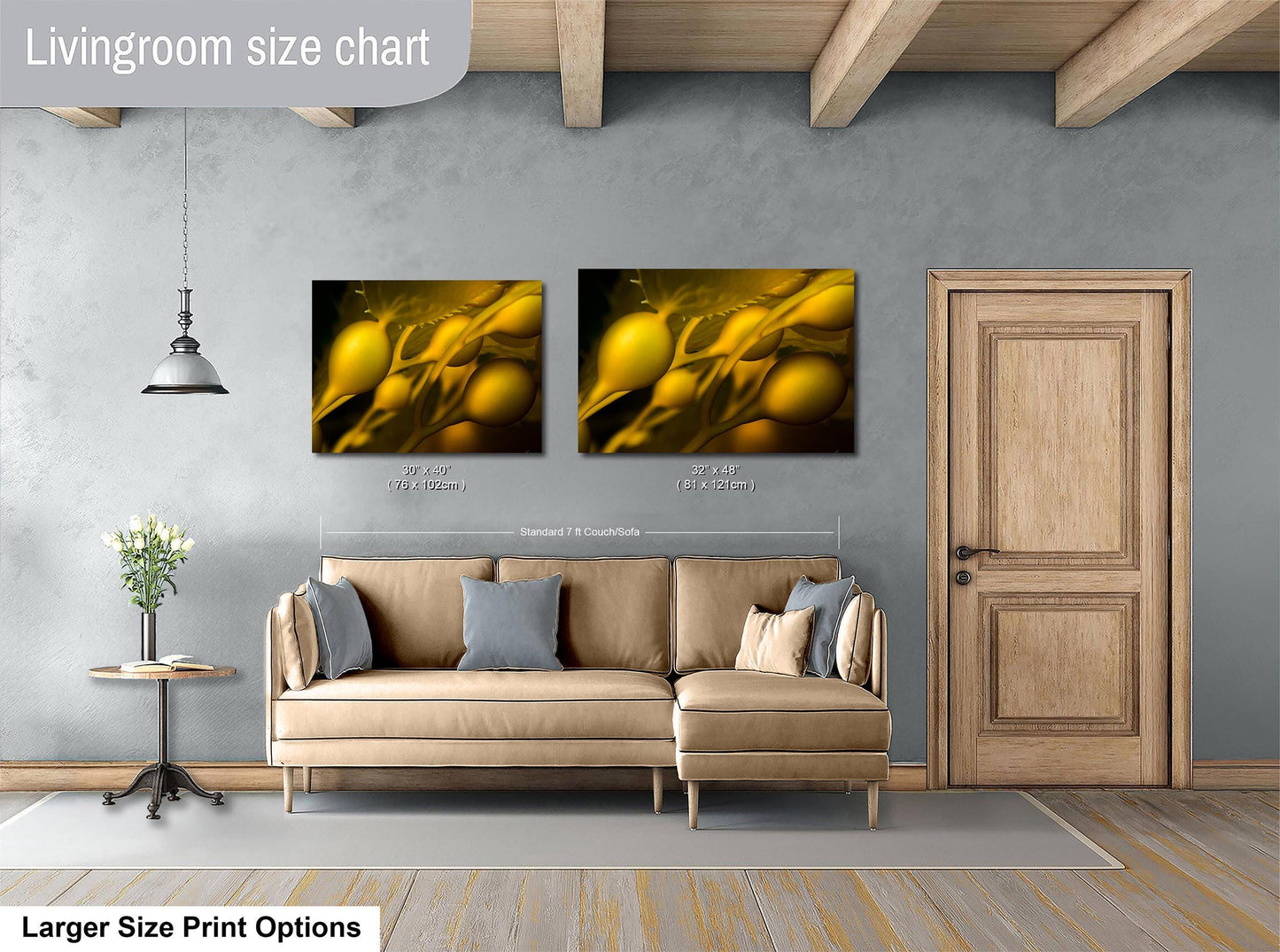 Kelp Forest Seaweed Pictures Underwater Scenery, Ocean Life Marine Biology Nature Photo Relaxation Artwork Decor for Office Dorm Room Decor