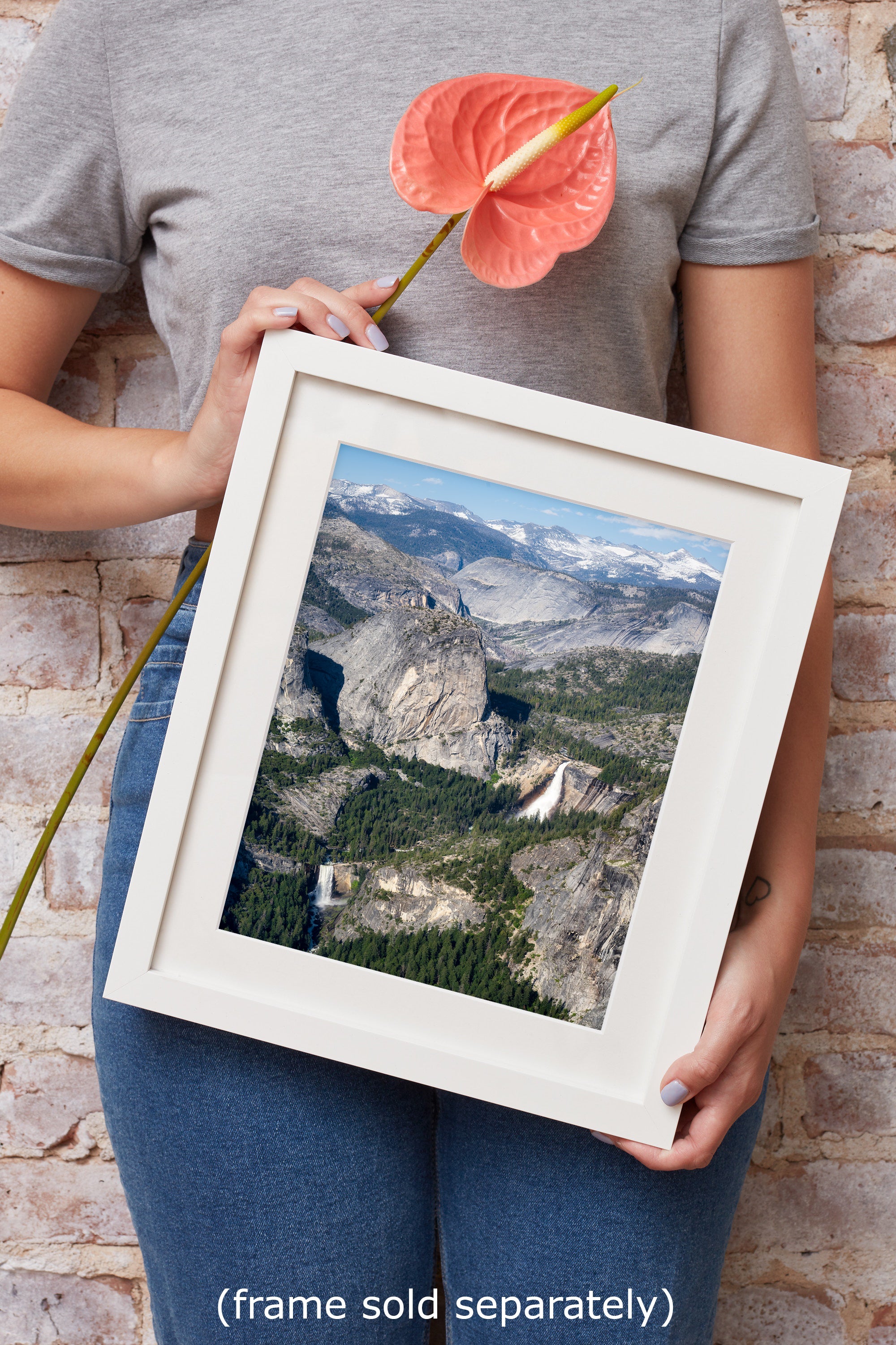 Yosemite Wall Art, Glacier Point Mountain Landscape Nature Photo