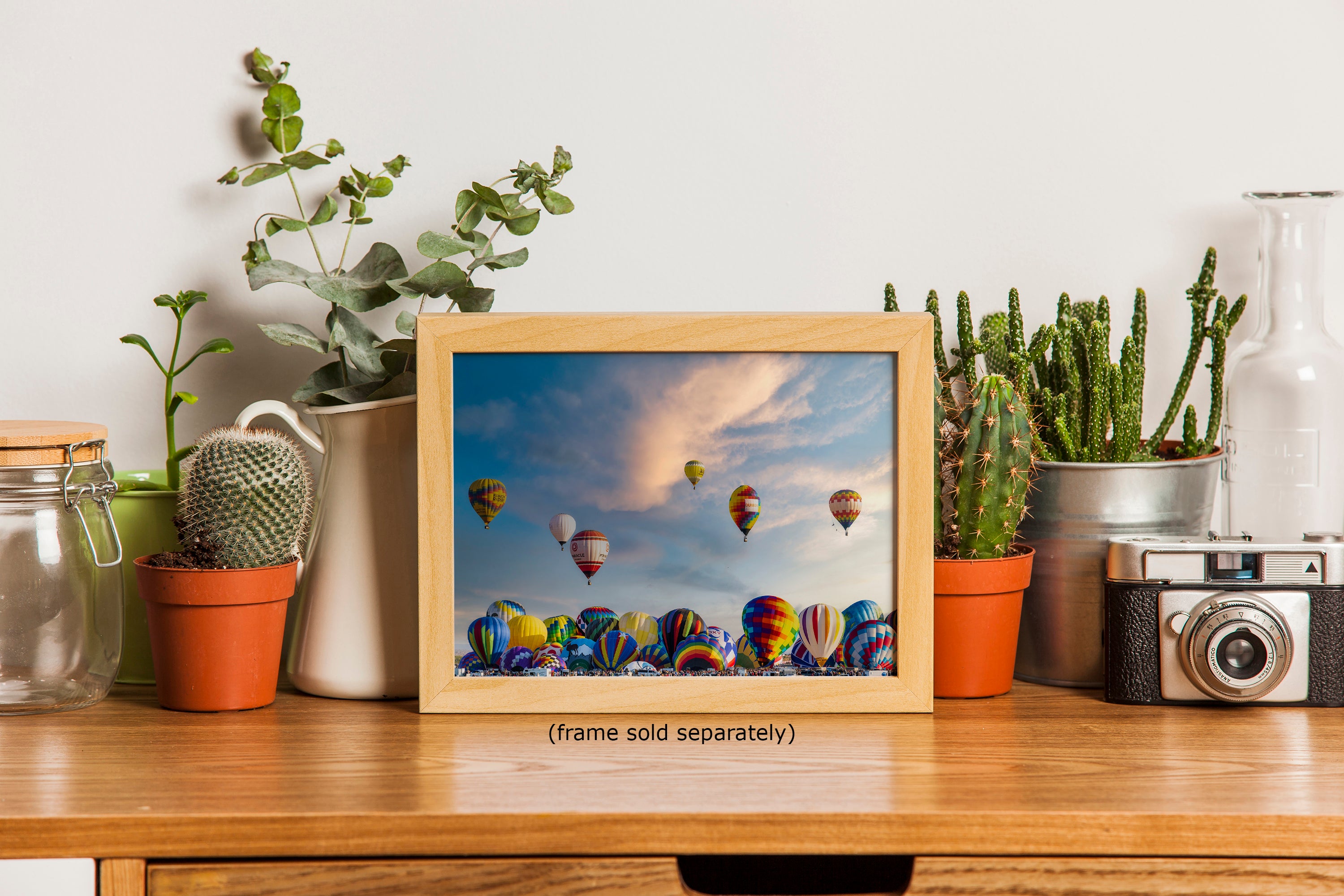 Hot Air Balloon Festival Mass Ascension Photo | Albuquerque New Mexico Balloon Fiesta Wall Art | Office, Cubicle & House Decor