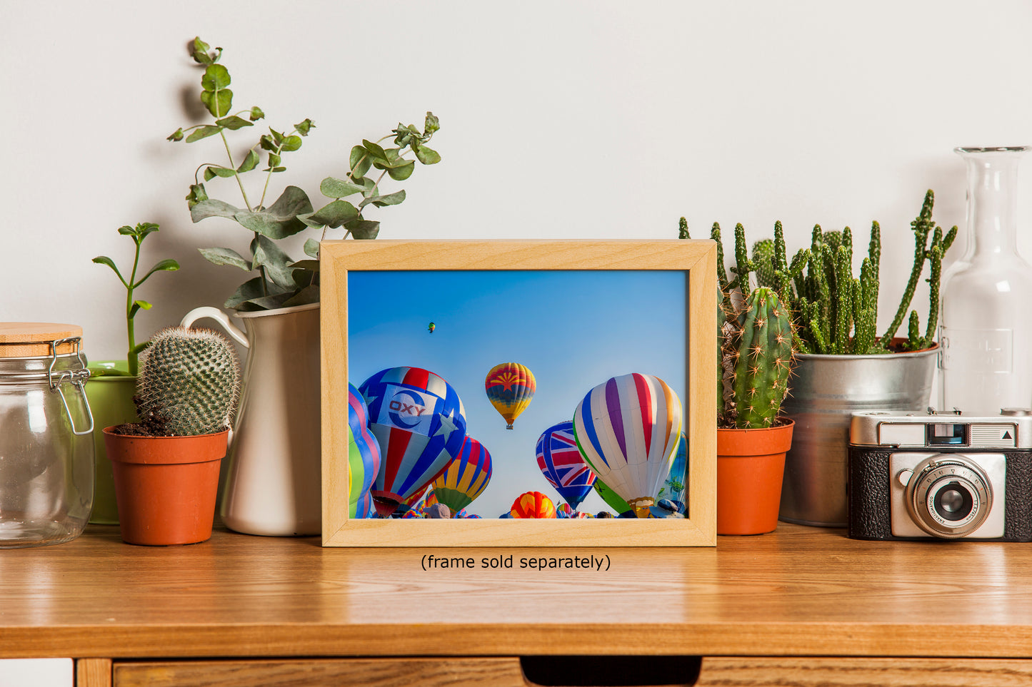 Hot Air Balloon Festival Mass Ascension Arizona Flag, Albuquerque New Mexico Balloon Fiesta Wall Art | Office, Cubicle & House Decor